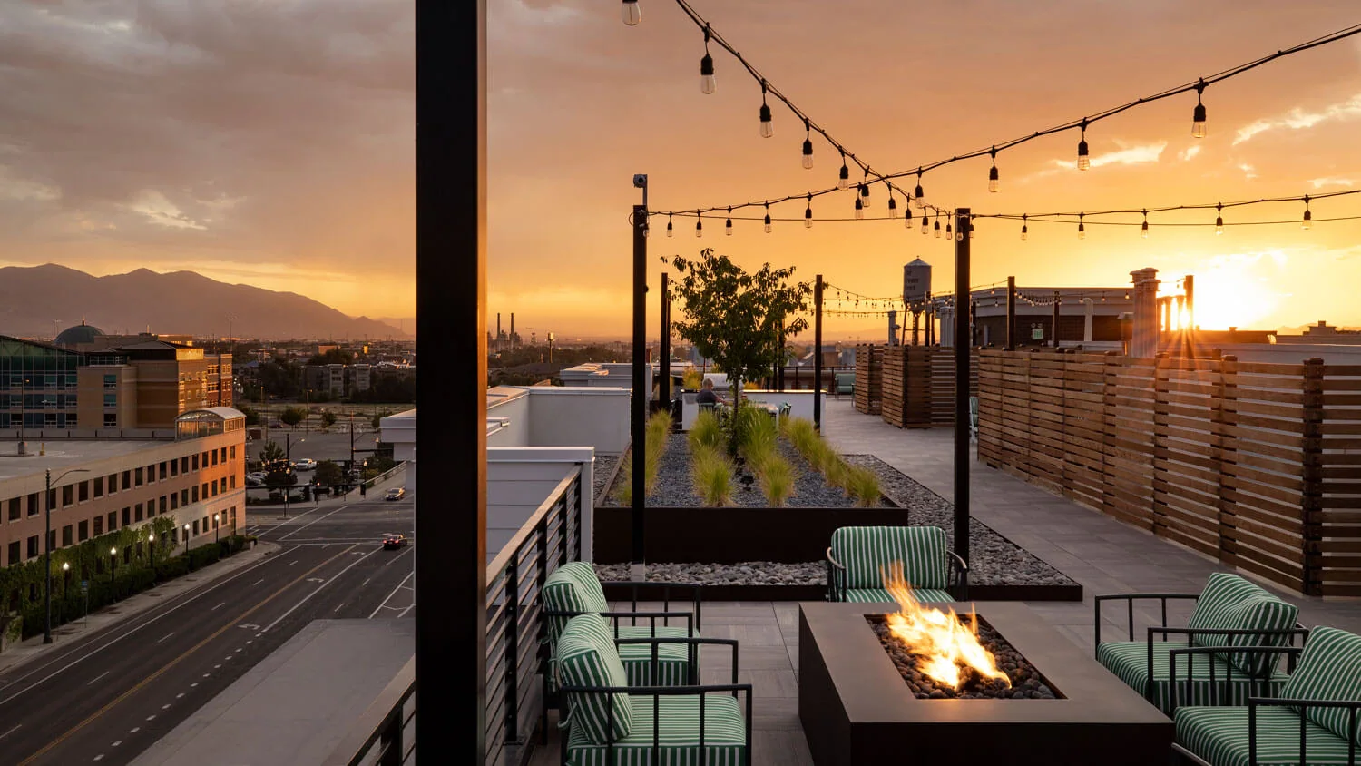 Skyhouse rooftop, summer 2020