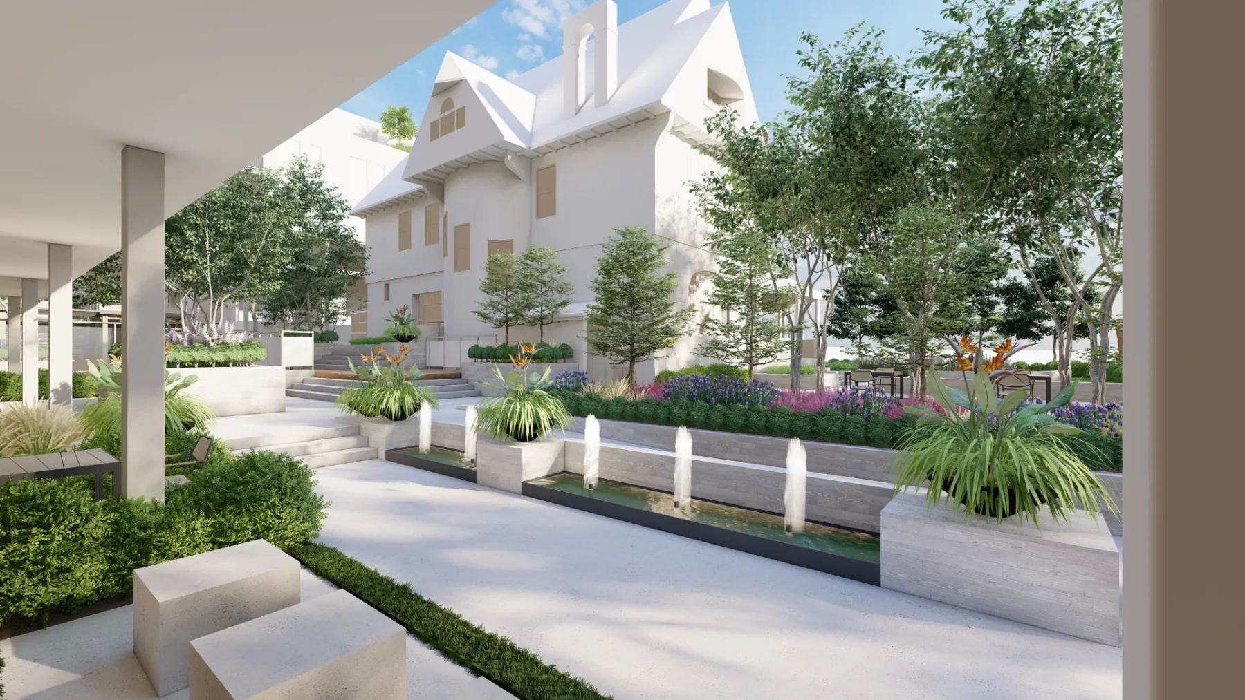 10th + Elm, entrance (concept rendering)
