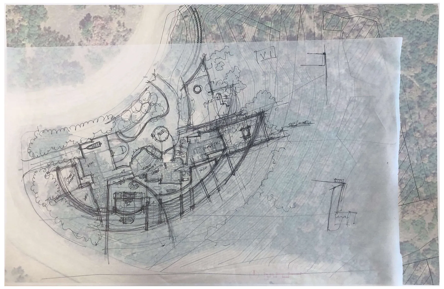 3 Falls, design charrette (concept sketch)