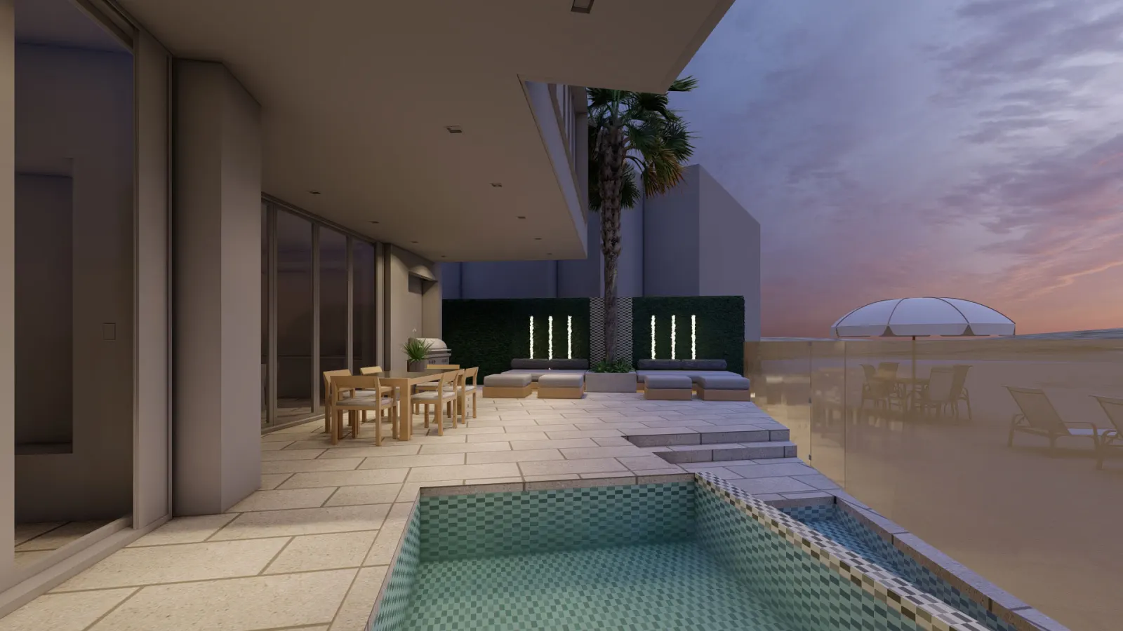 Akoya Pearl, concept rendering of a luxury home landscape in St. George