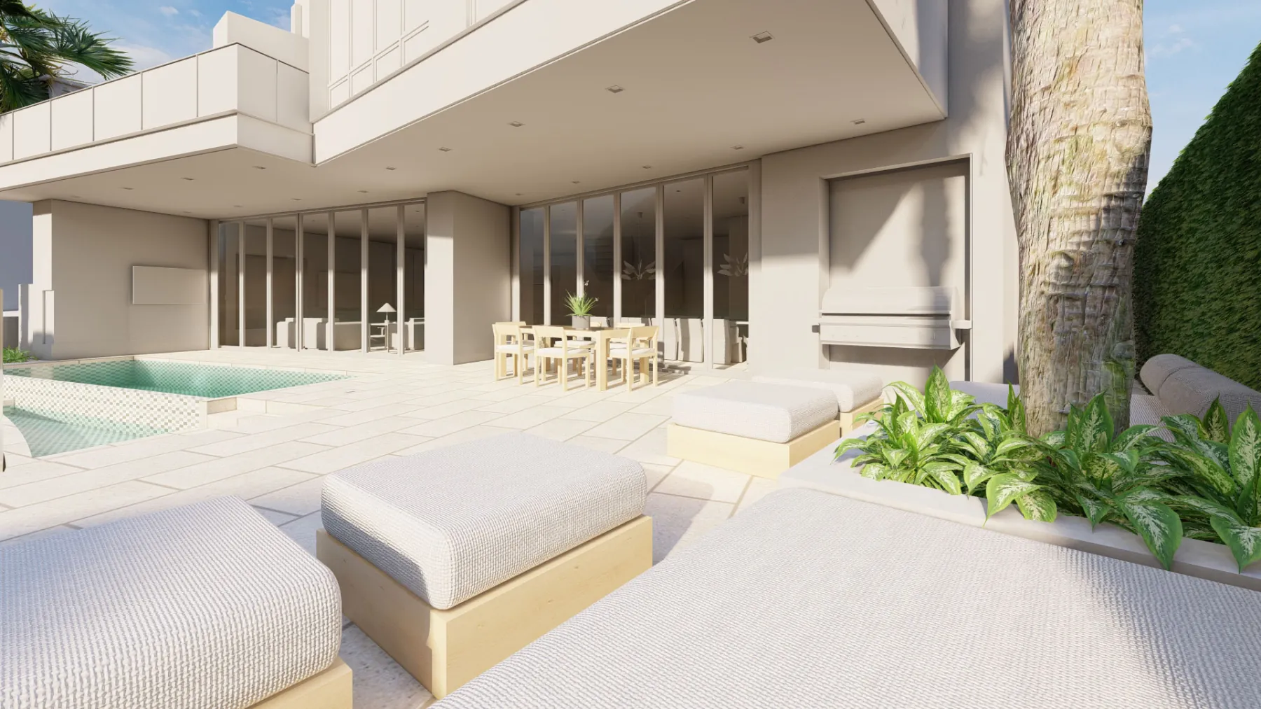 Akoya Pearl, patio (concept rendering)