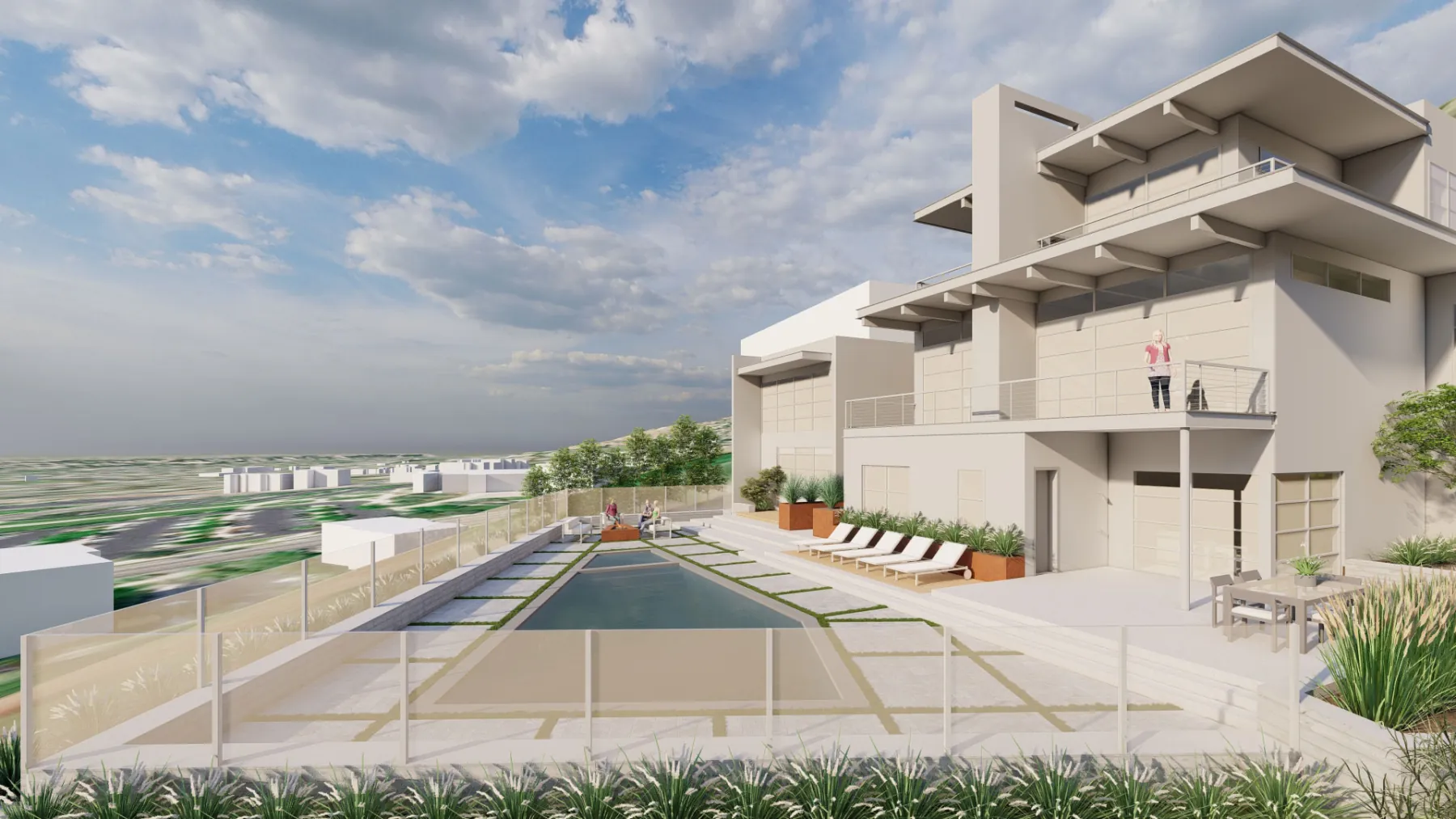 Canbury Cove, pool deck (concept rendering)