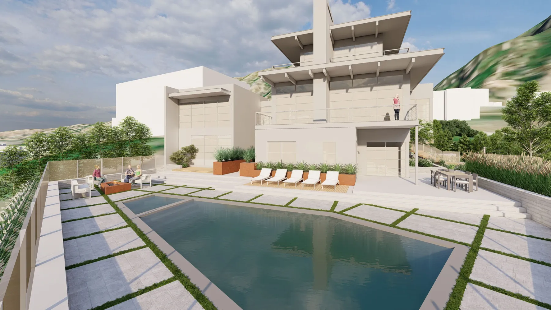 Canbury Cove, pool deck (concept rendering)