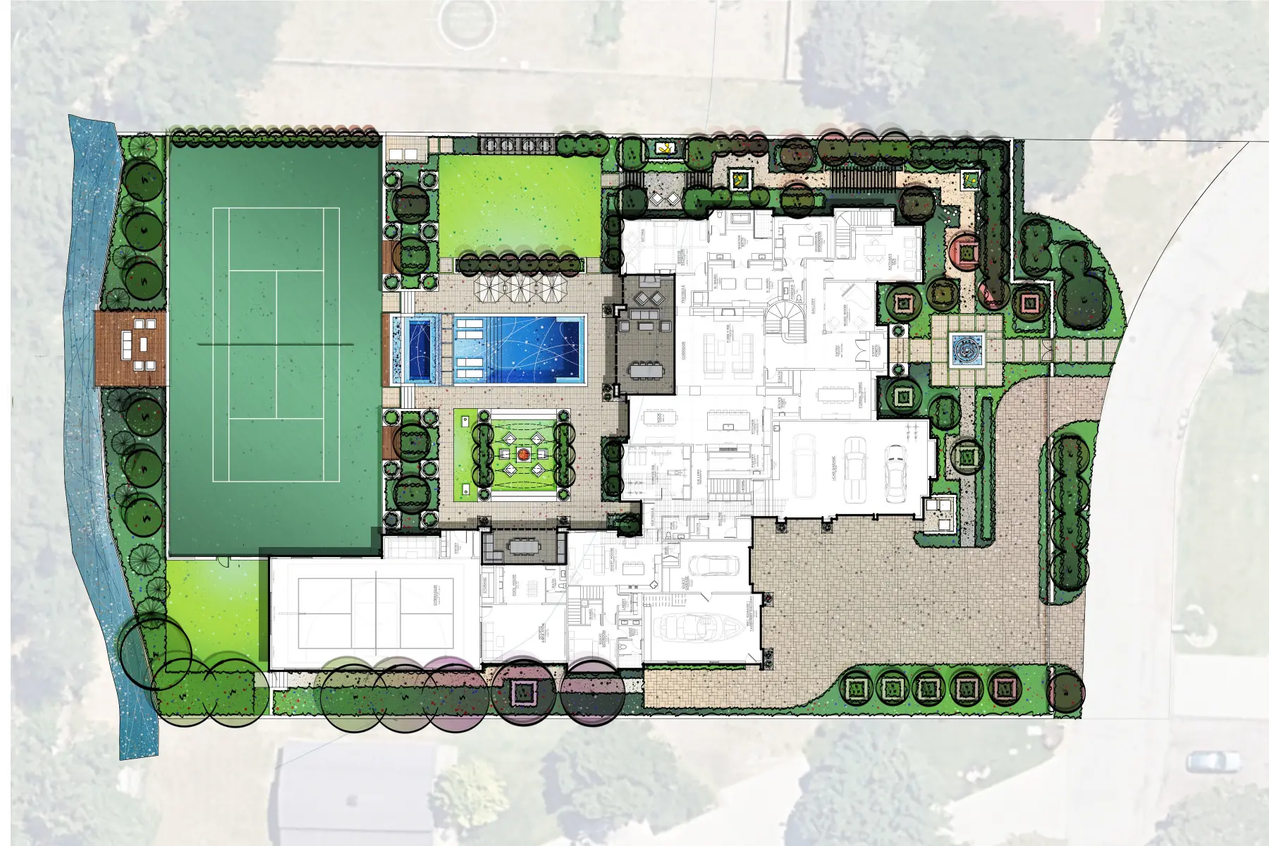 Draper Residence, concept plan