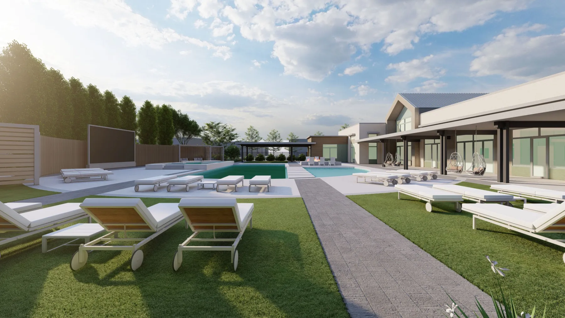 Elysium, pool area (concept rendering)