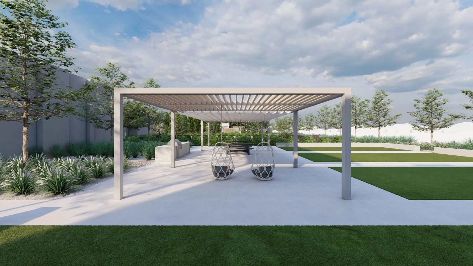 Elysium, picnic area (concept rendering)