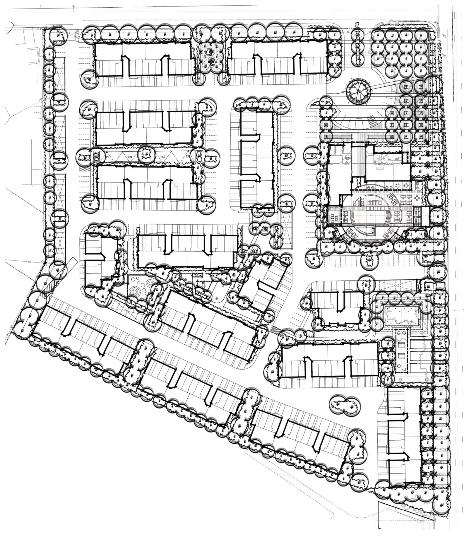 Elysium, first plan study (concept sketch)