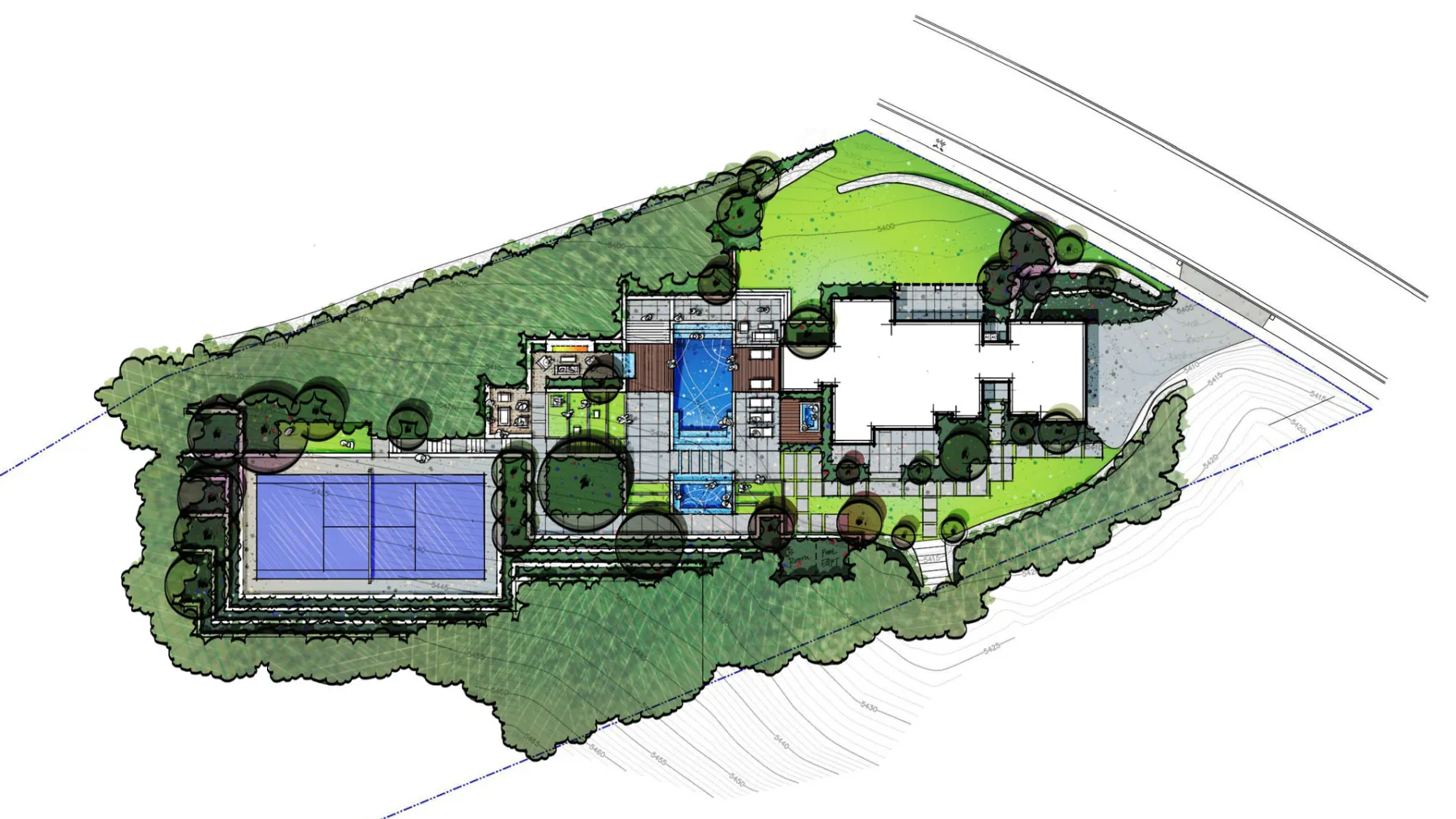 Highland Oaks, concept plan