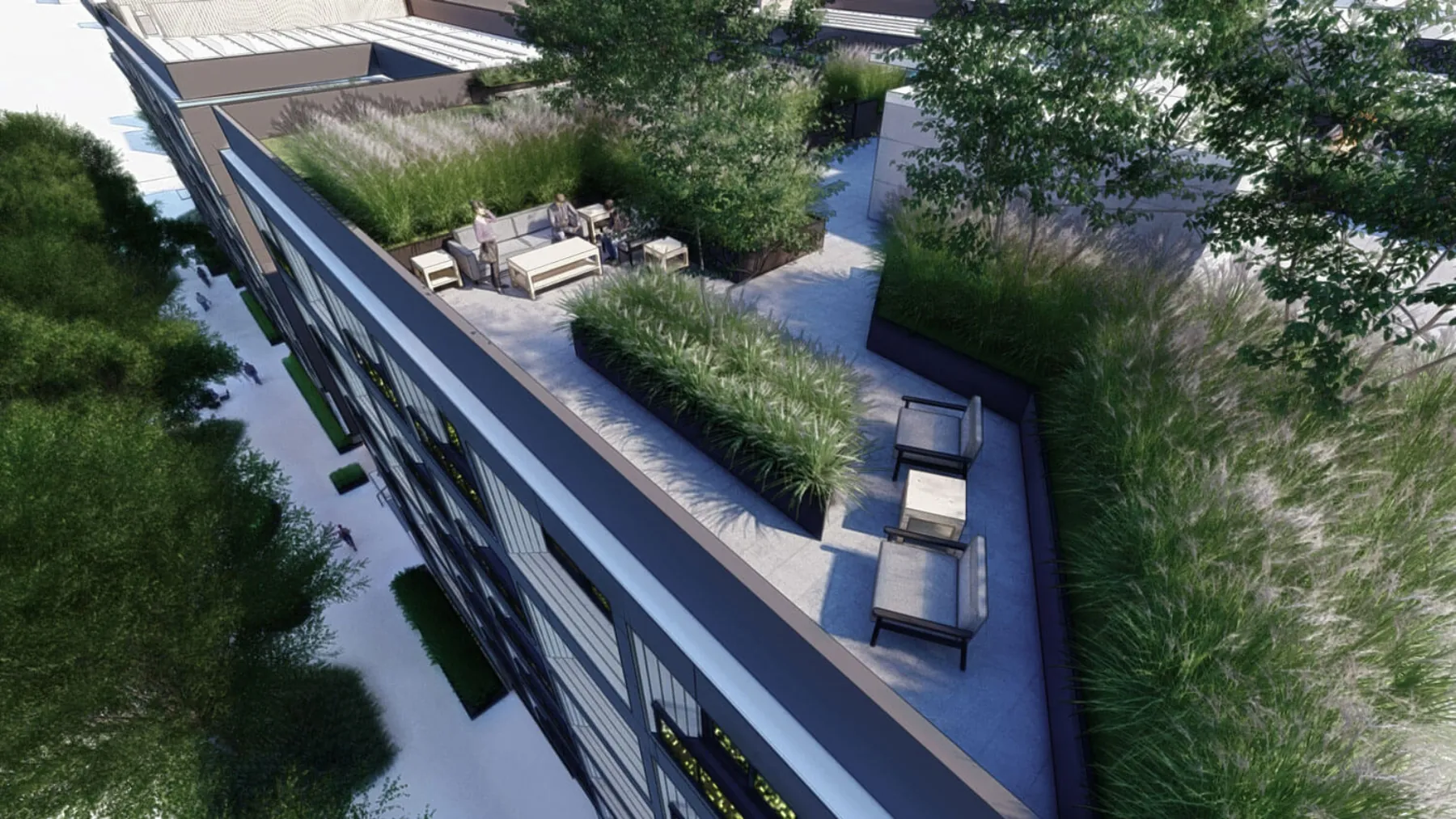 Kozo House, rooftop amenity (concept rendering)