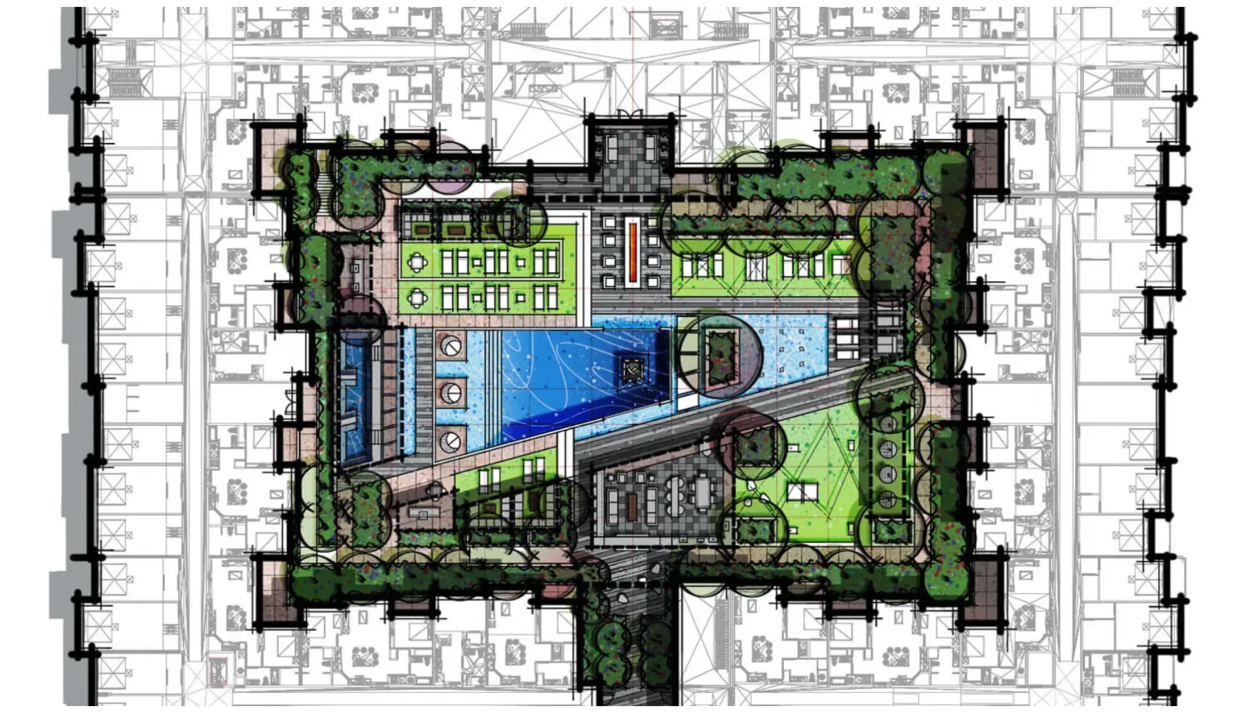 Montage, concept plan