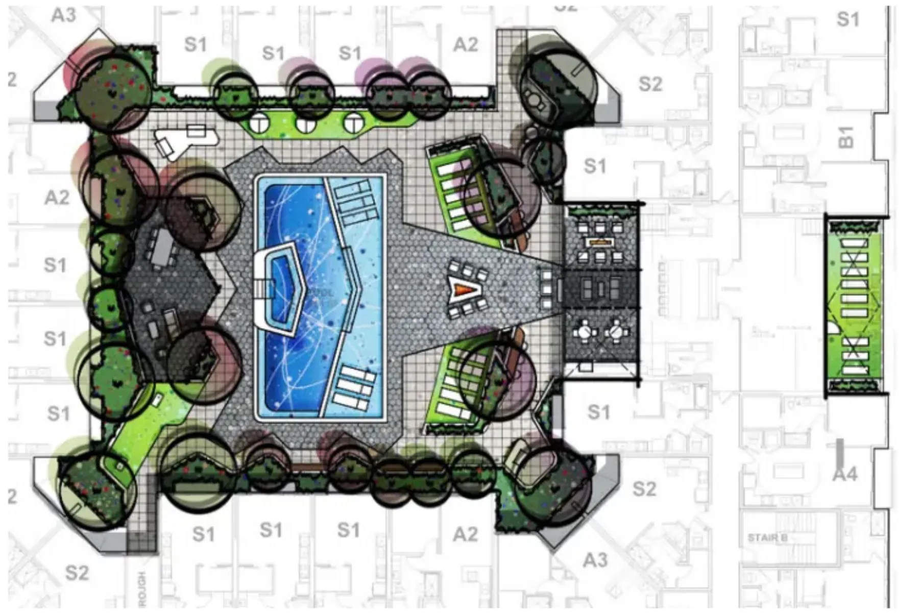 North Temple, concept plan