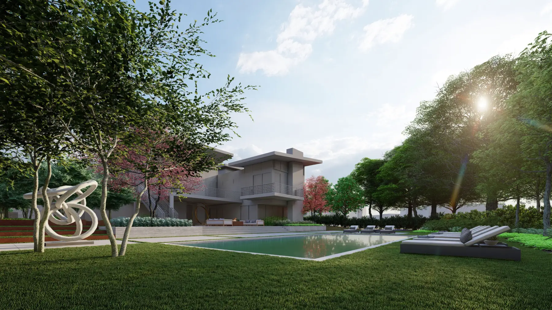 Pine Creek, pool (concept rendering)