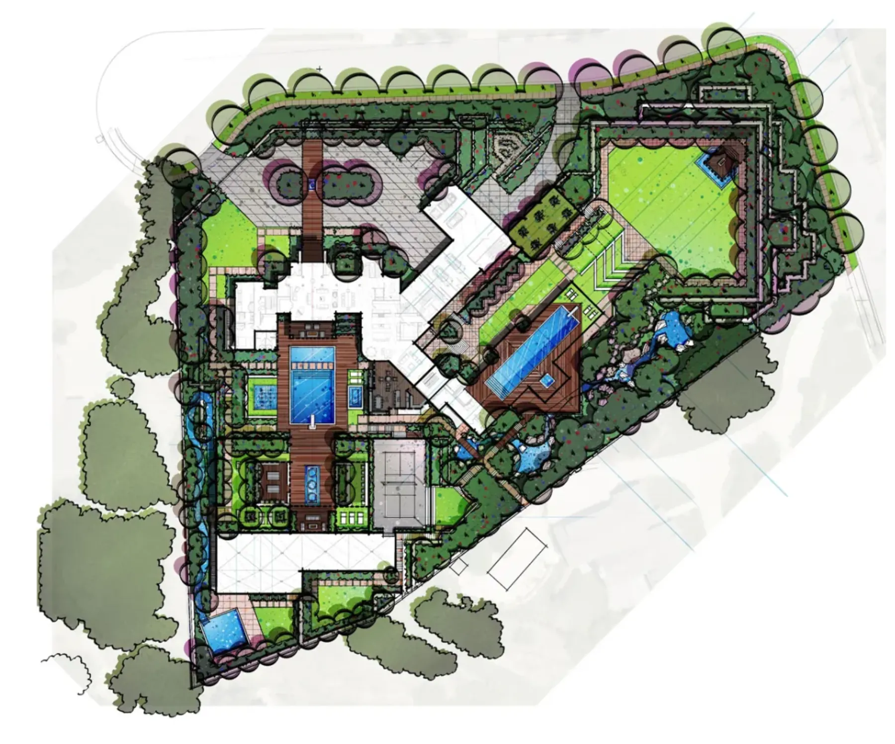 Quail Hollow, concept plan
