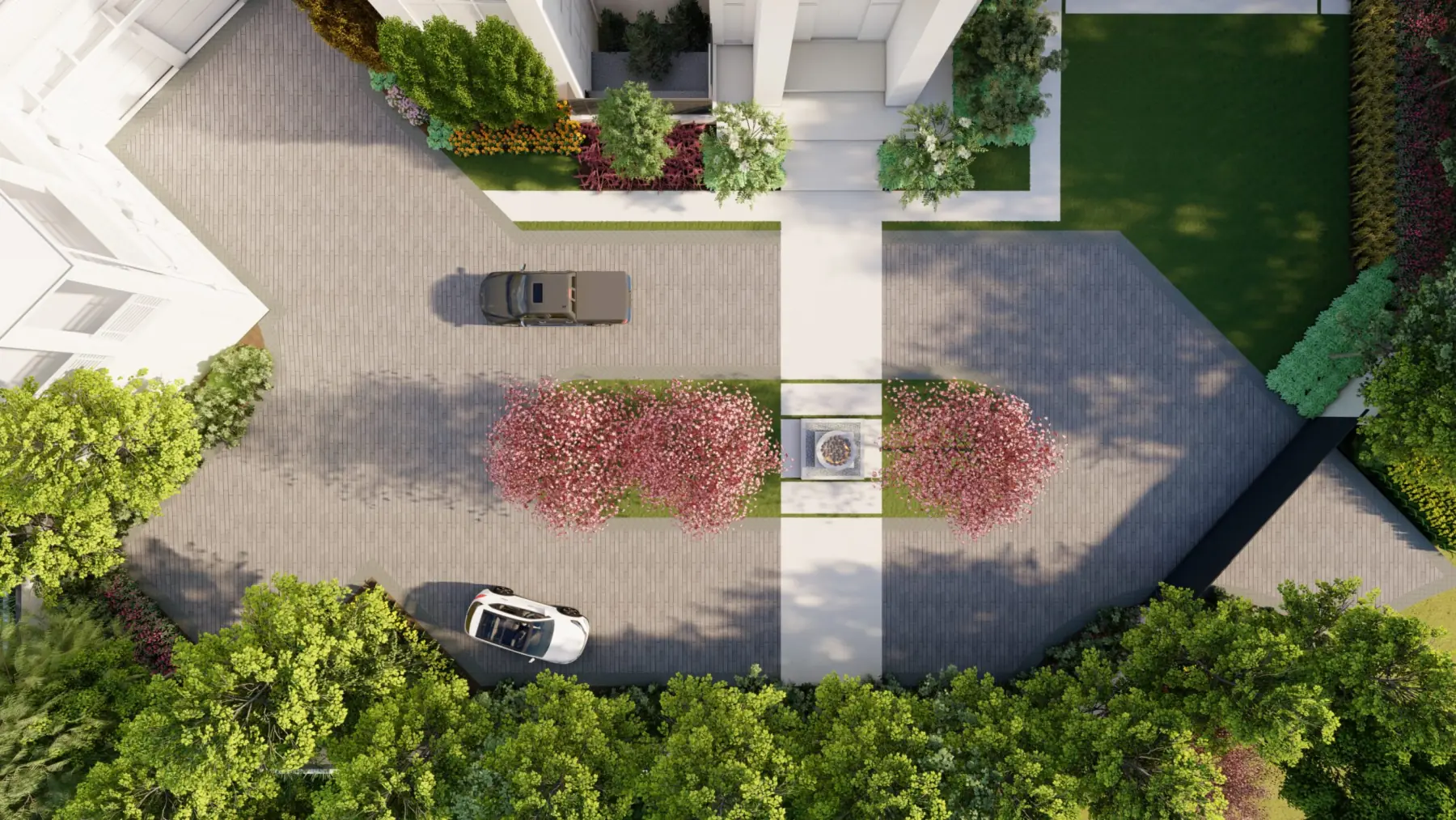 Quail Hollow, entry drive (concept rendering)