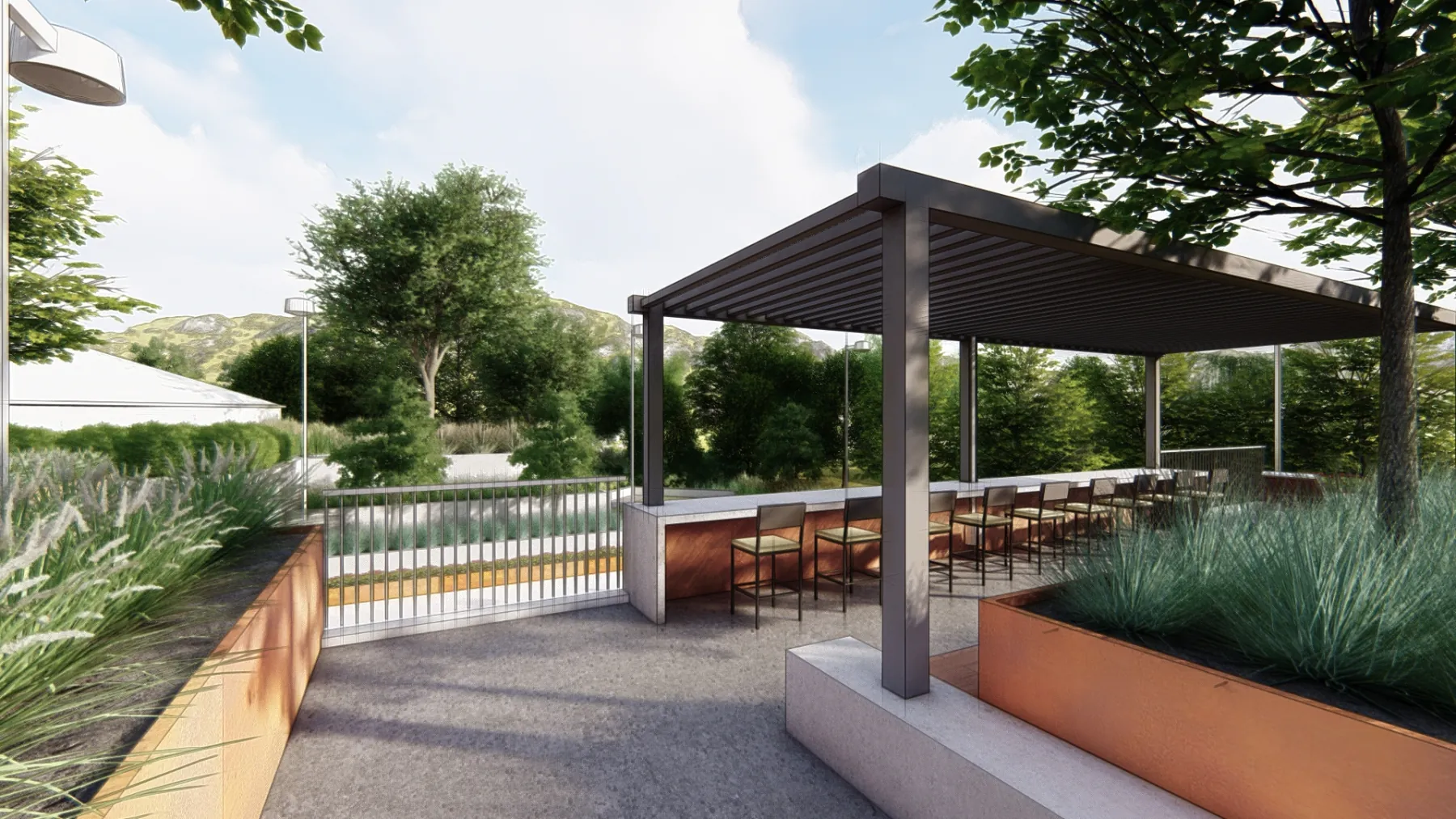 Quail Hollow, the bar (concept rendering)