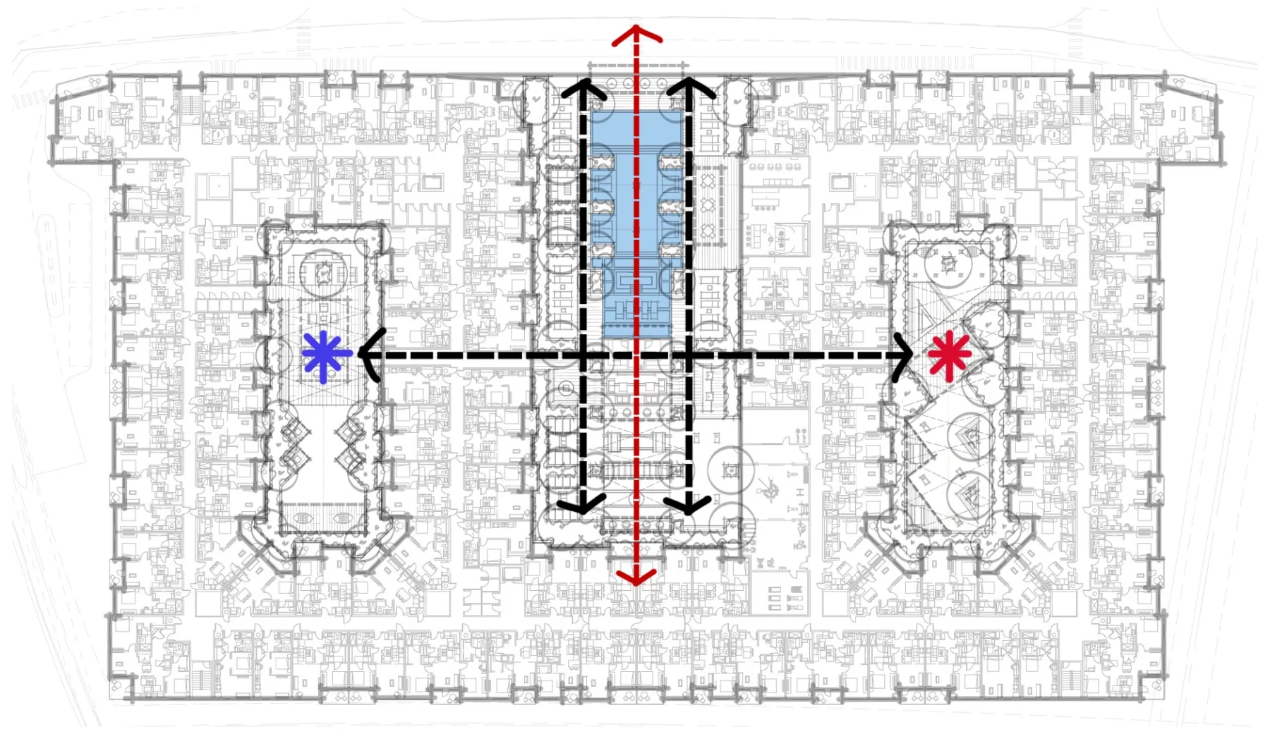 Rockwell, parti (concept sketch)