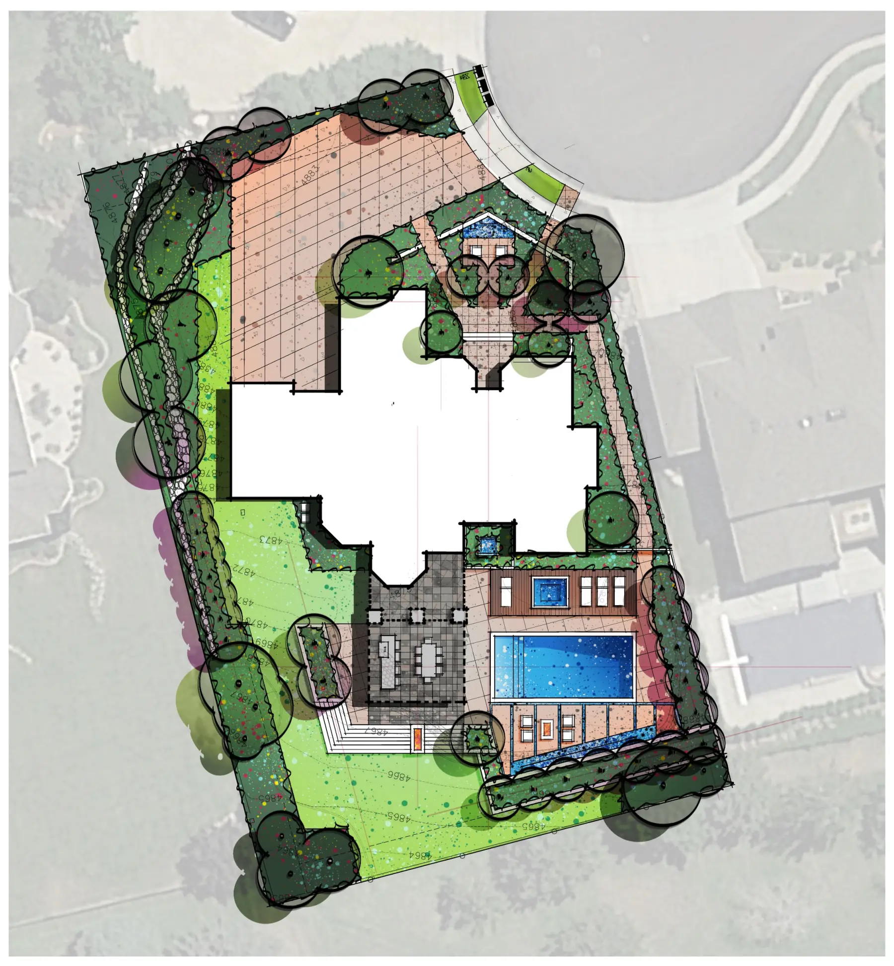 September Cove, plan alternate (concept sketch)