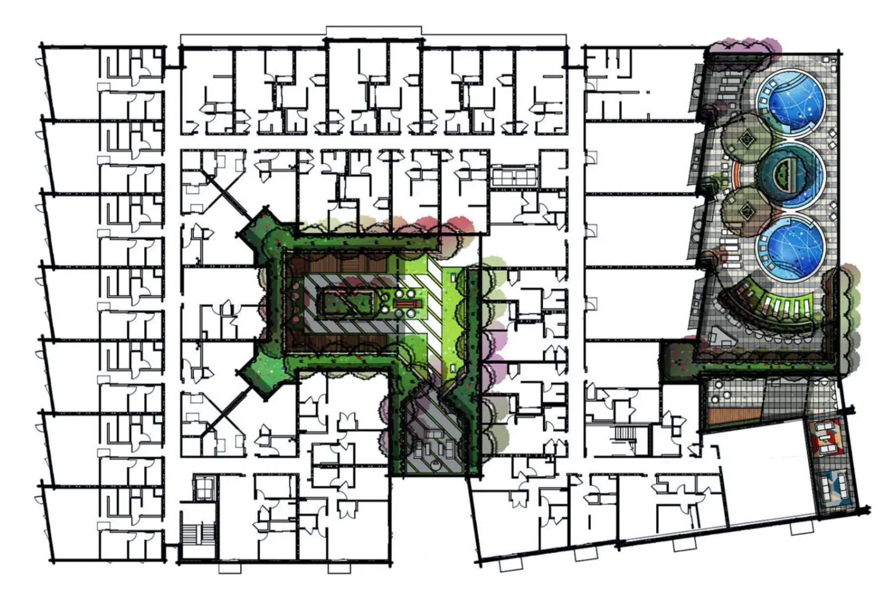 Silos, concept plan