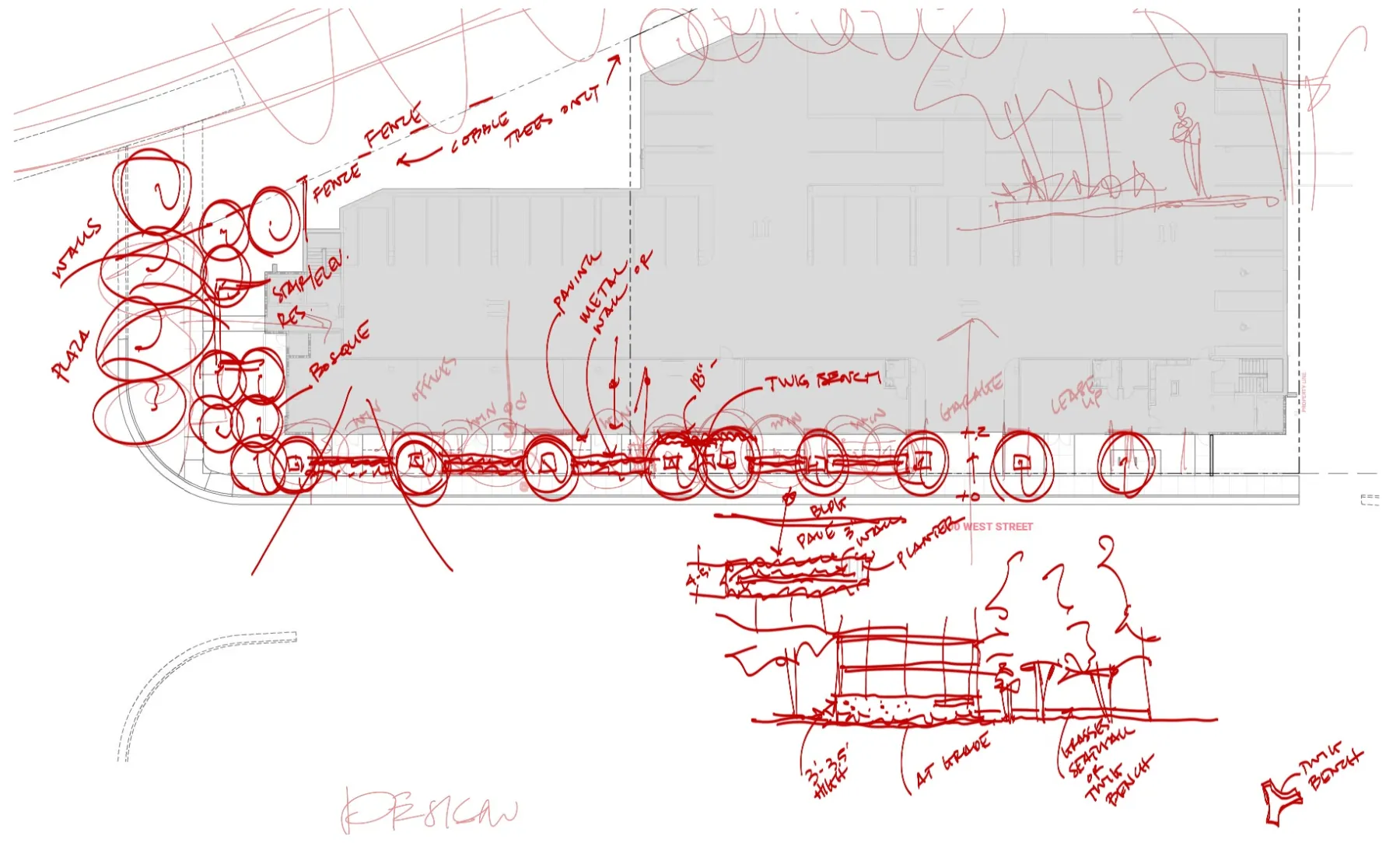 SoHi, charrette sketch (concept sketch)