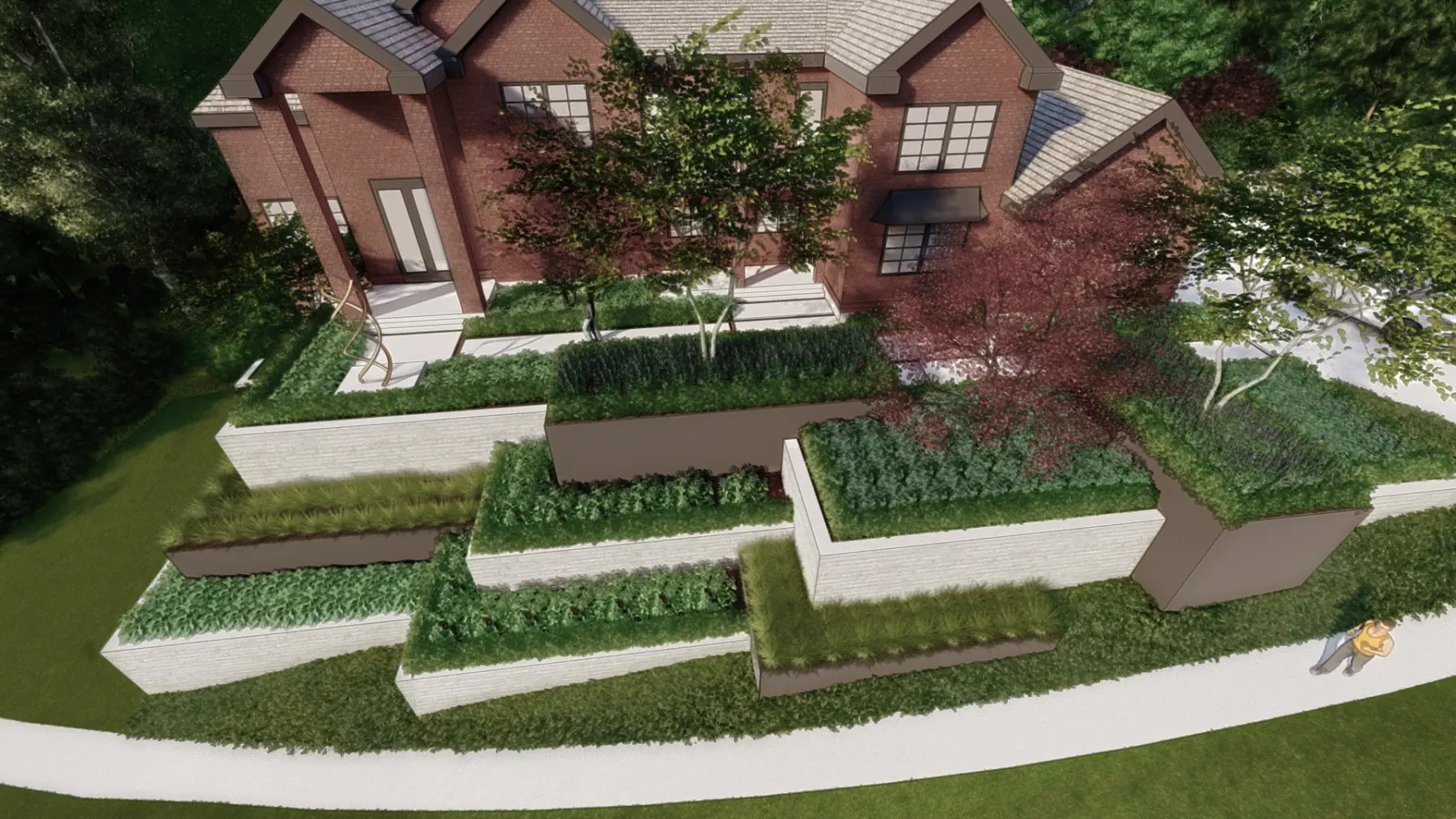 Summermeadow, bird’s eye view (concept rendering)