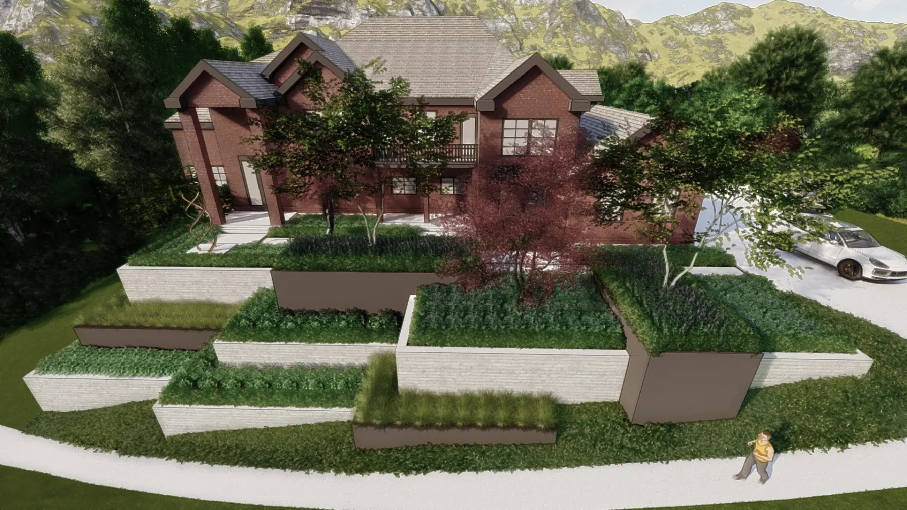 Summermeadow, bird’s eye view (concept rendering)