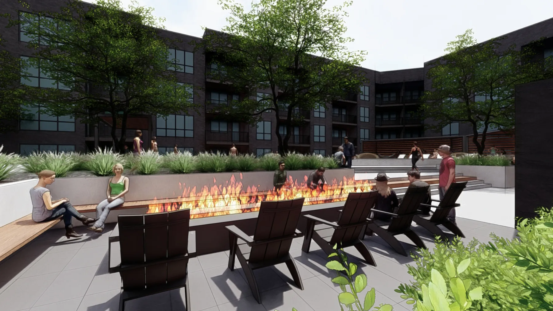 The Citizen, fire lounge (concept rendering)