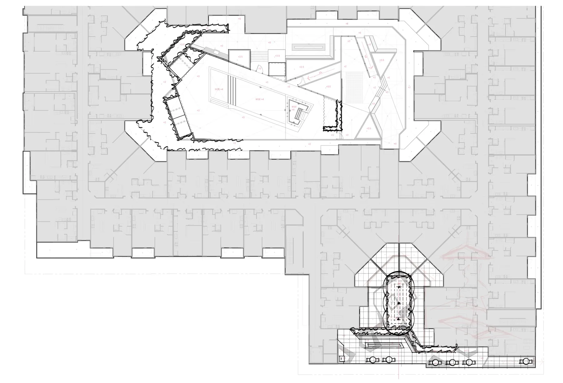 The Citizen, podium study (concept sketch)