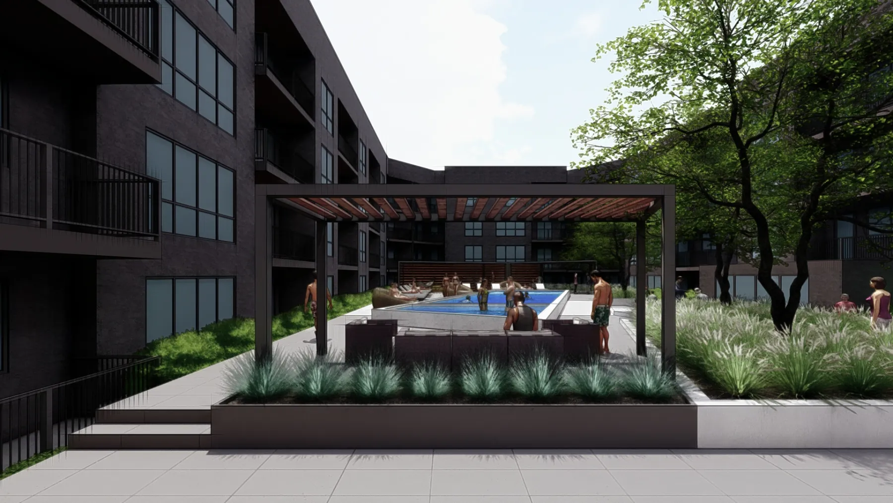 The Citizen, pool and spa (concept rendering)