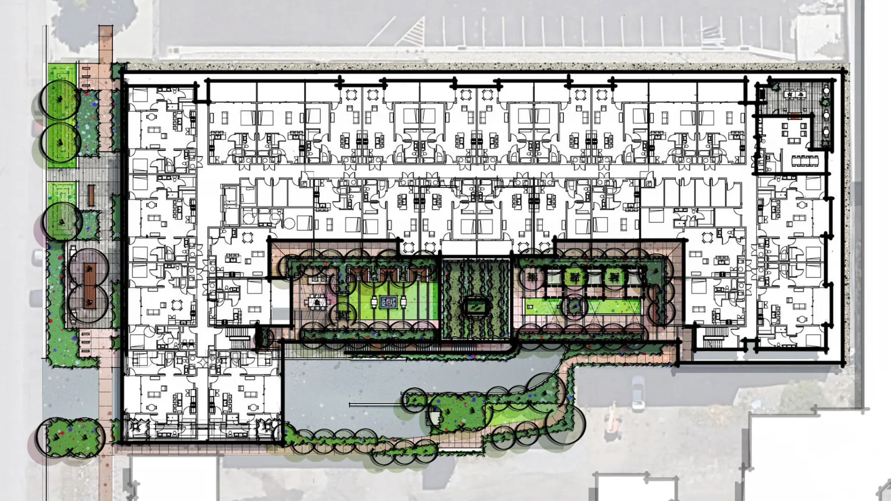 The Iris, concept plan
