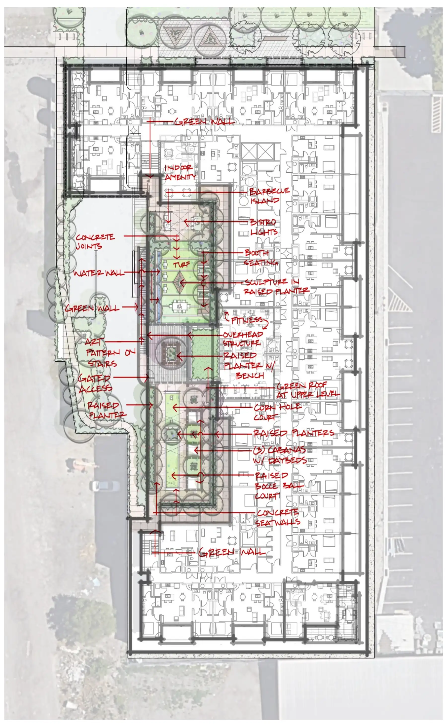The Iris, podium notes (concept sketch)