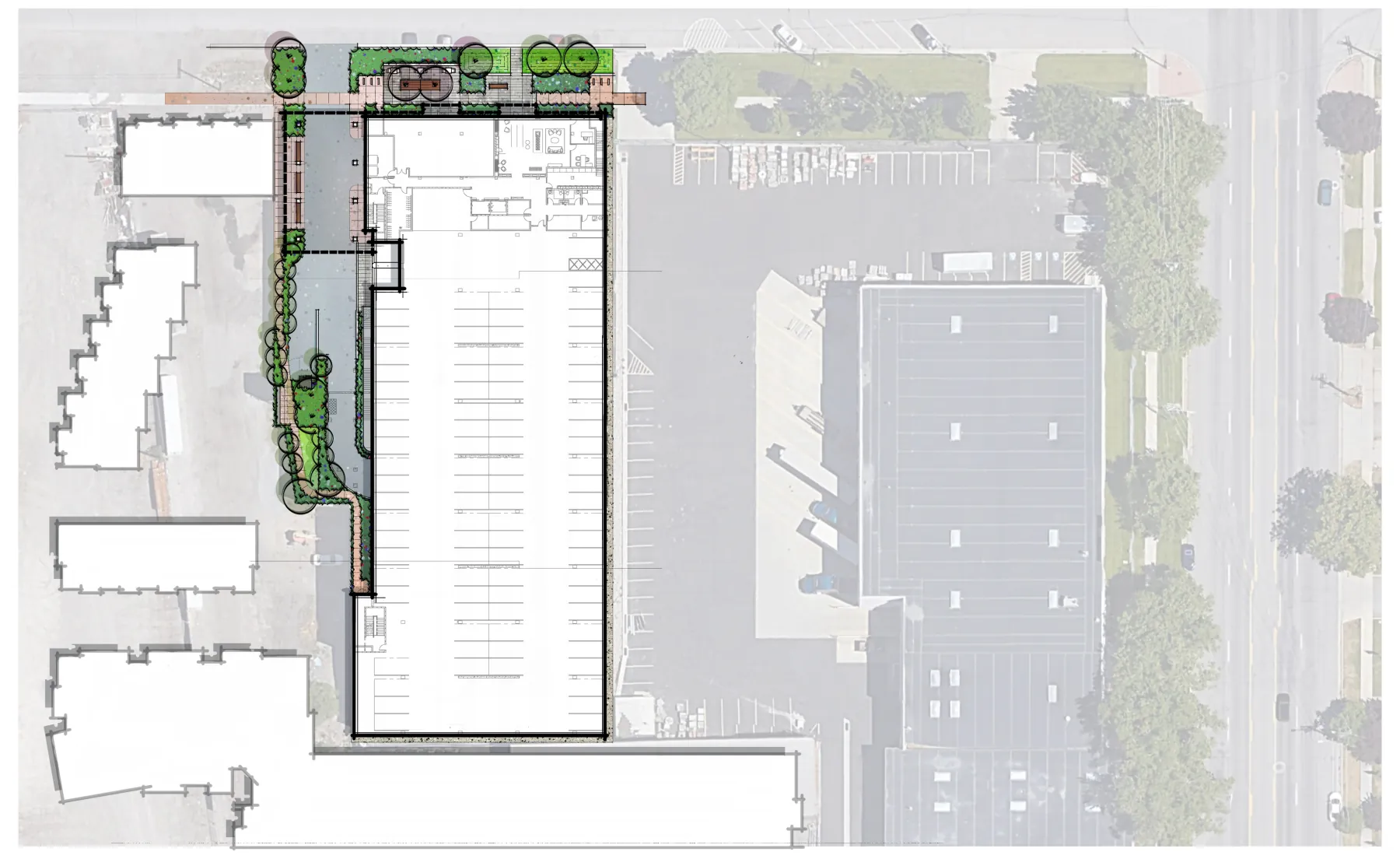 The Iris, streetscape concept (concept sketch)