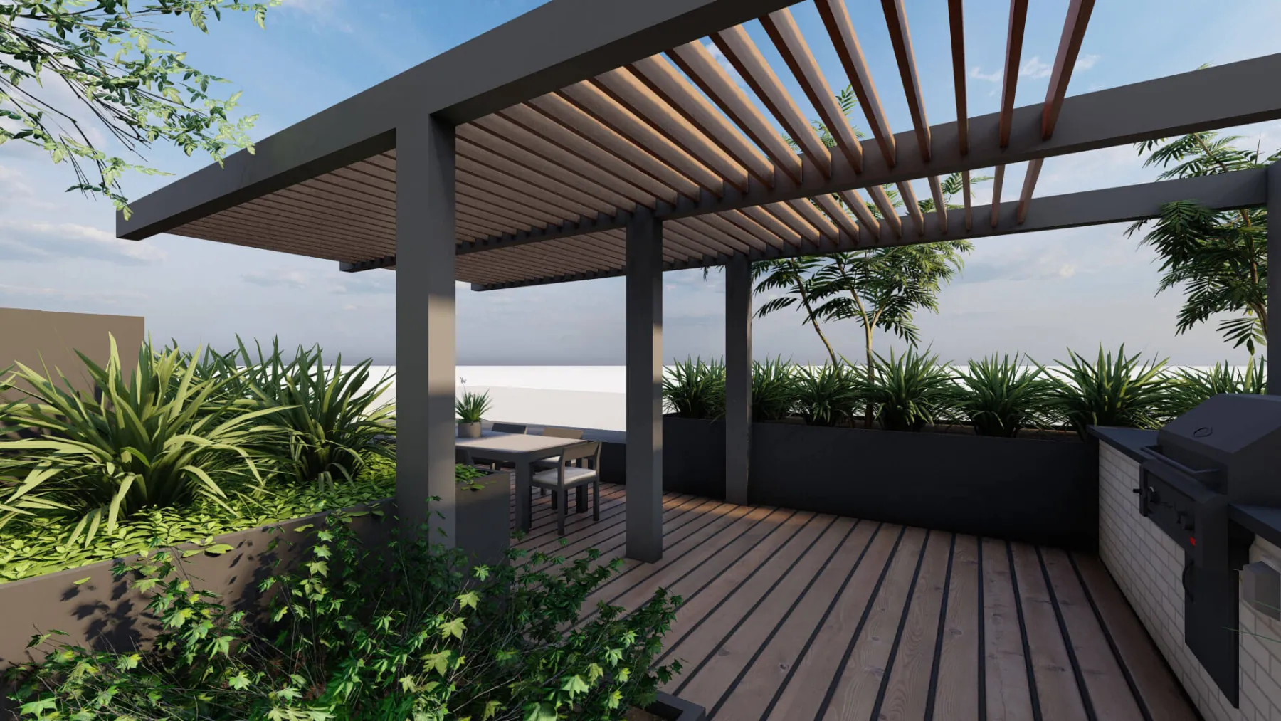 The Pearl, outdoor dining (concept rendering)