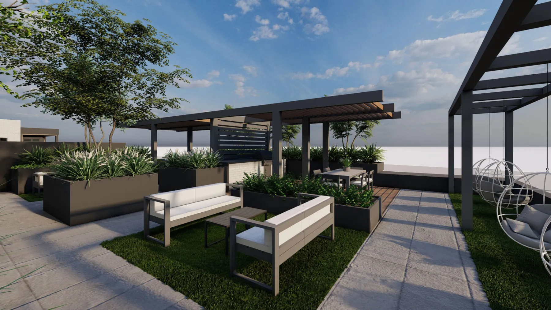 The Pearl, rooftop lounge (concept rendering)