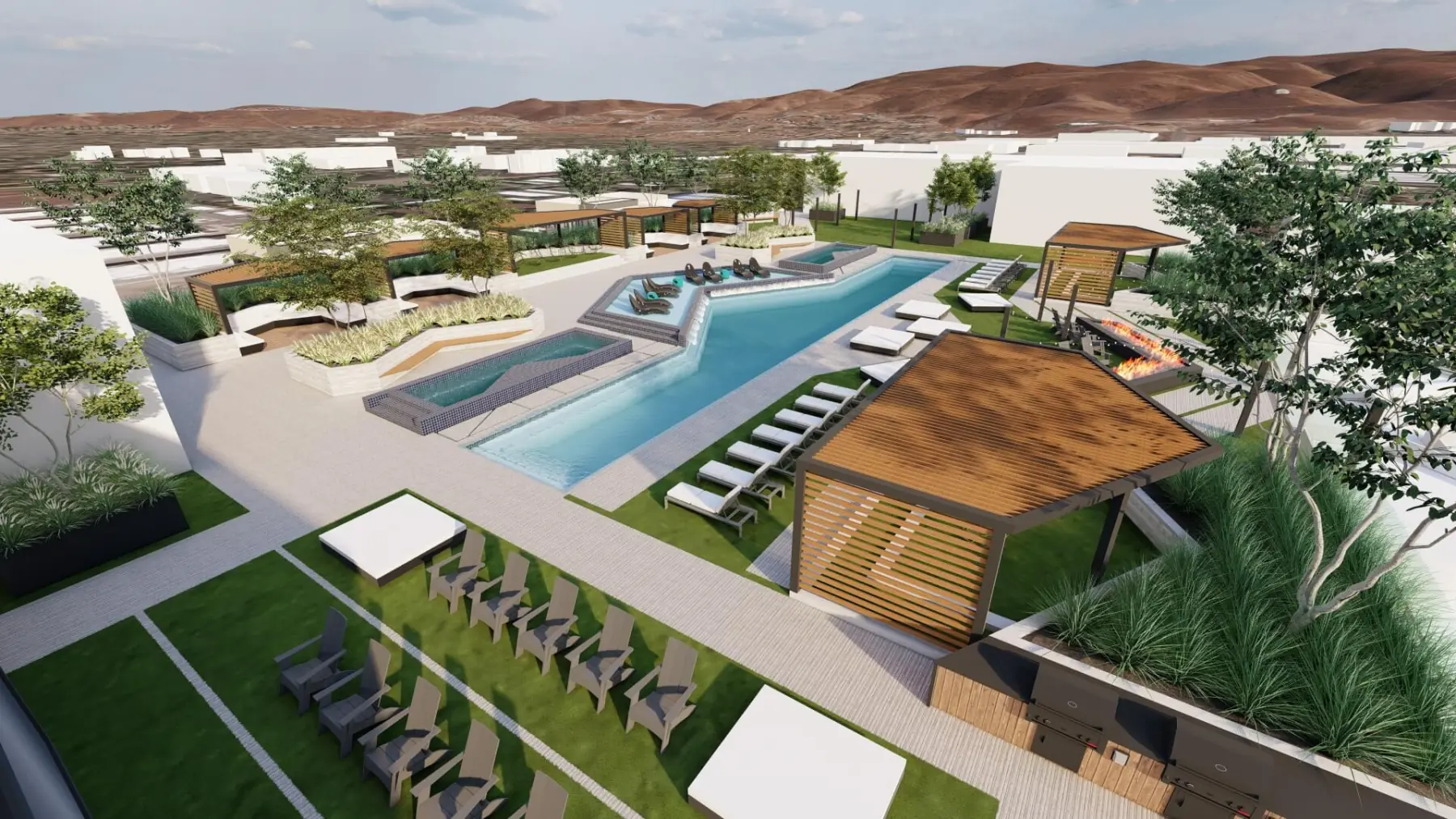 The Standard, rooftop pool (concept rendering)
