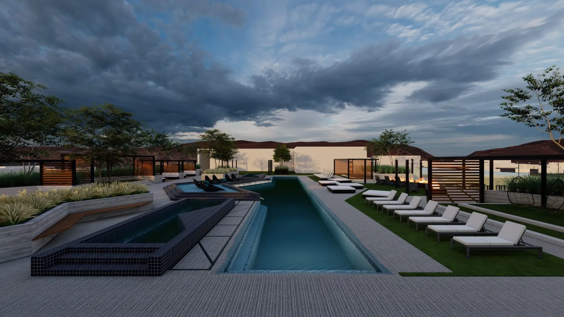 The Standard, rooftop pool (concept rendering)