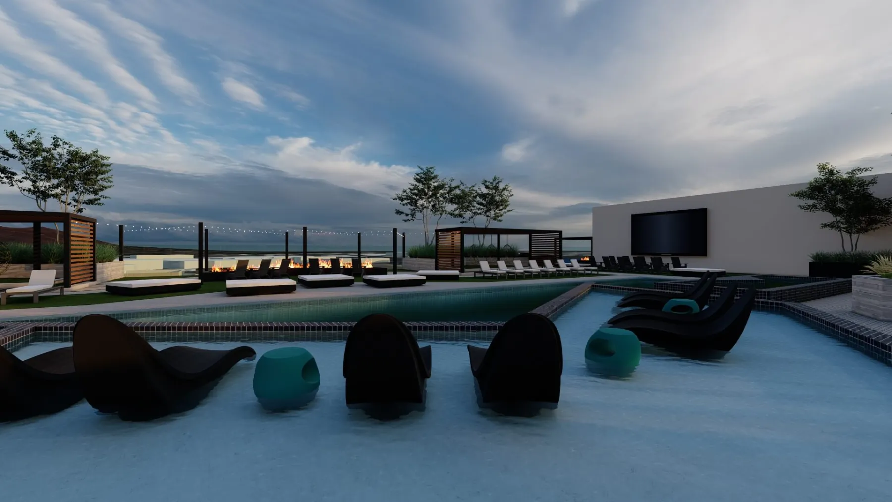 The Standard, rooftop pool (concept rendering)