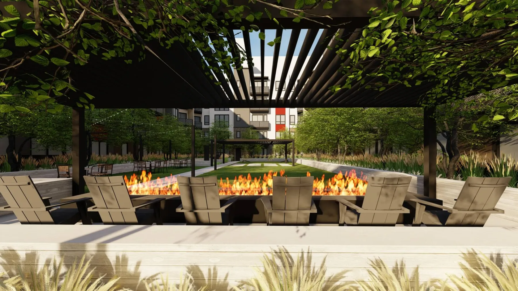The Standard, courtyard amenity (concept rendering)