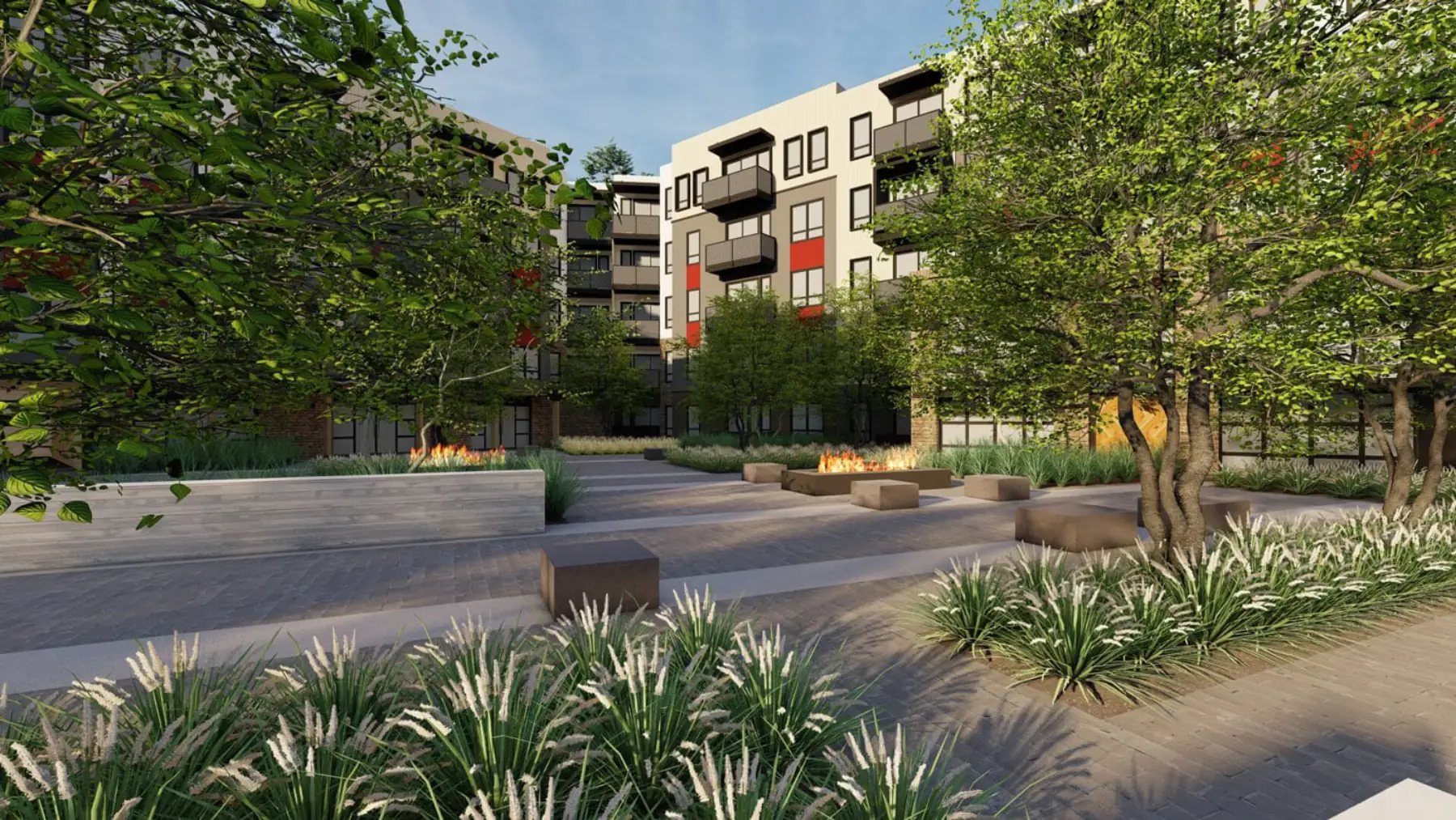 The Standard, entry plaza (concept rendering)