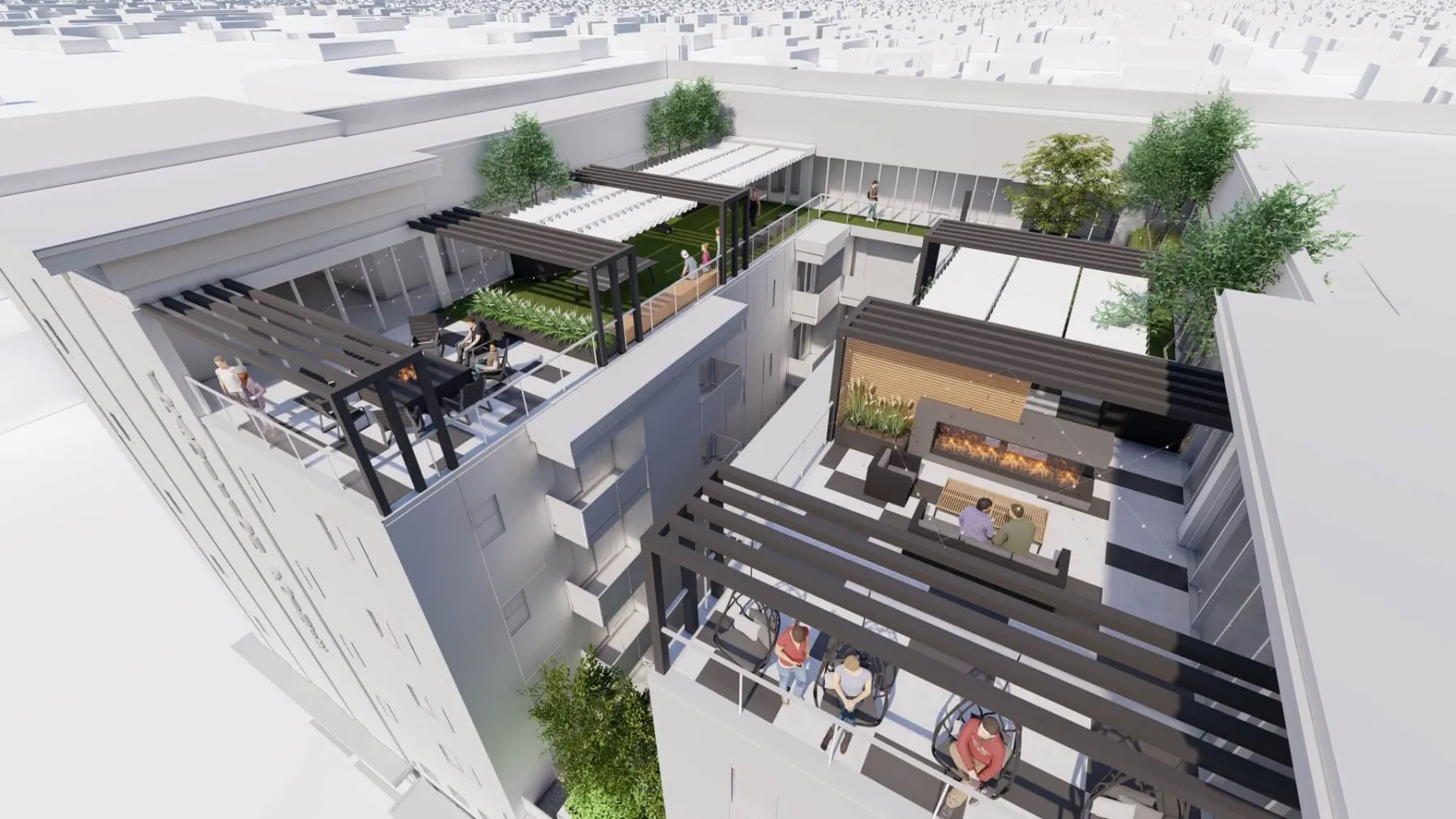 Tradition Pointe, rooftop amenity (concept rendering)