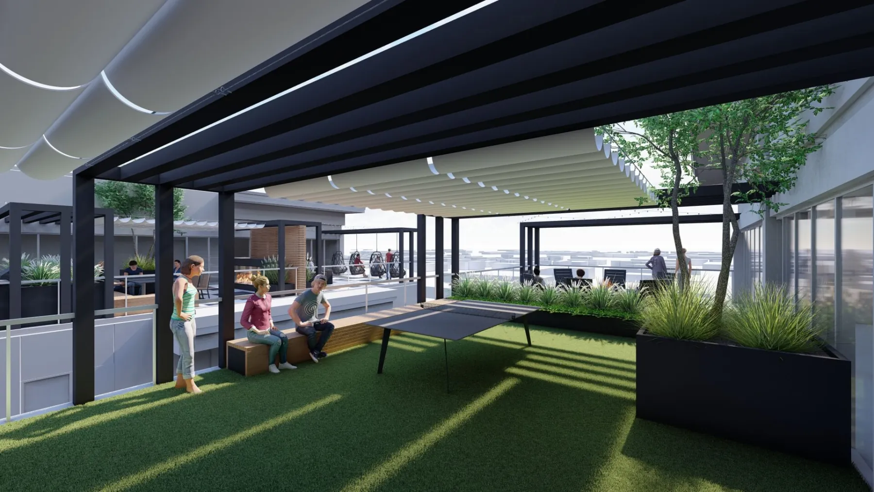 Tradition Pointe, outdoor ping pong (concept rendering)