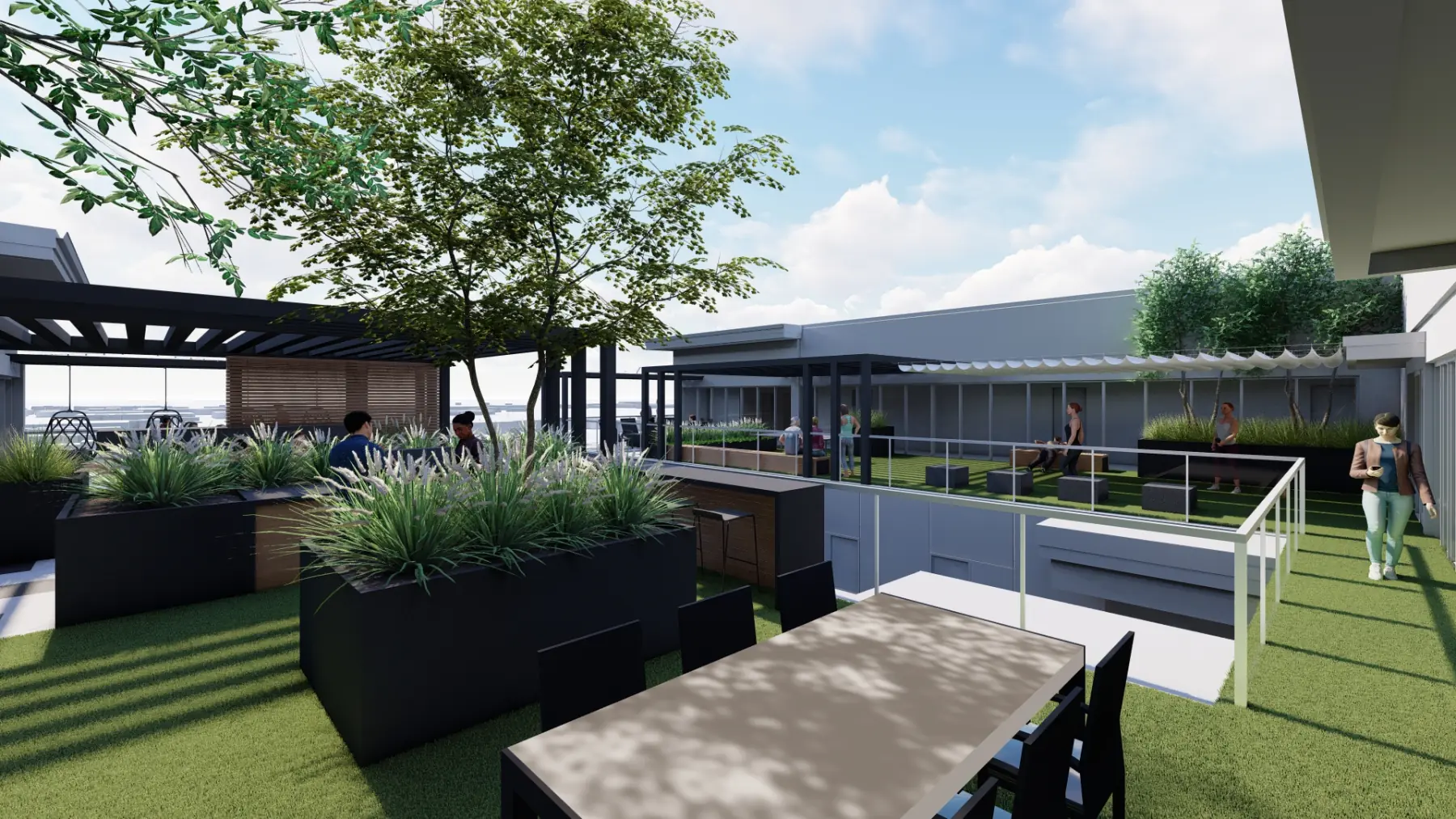 Tradition Pointe, dining deck (concept rendering)