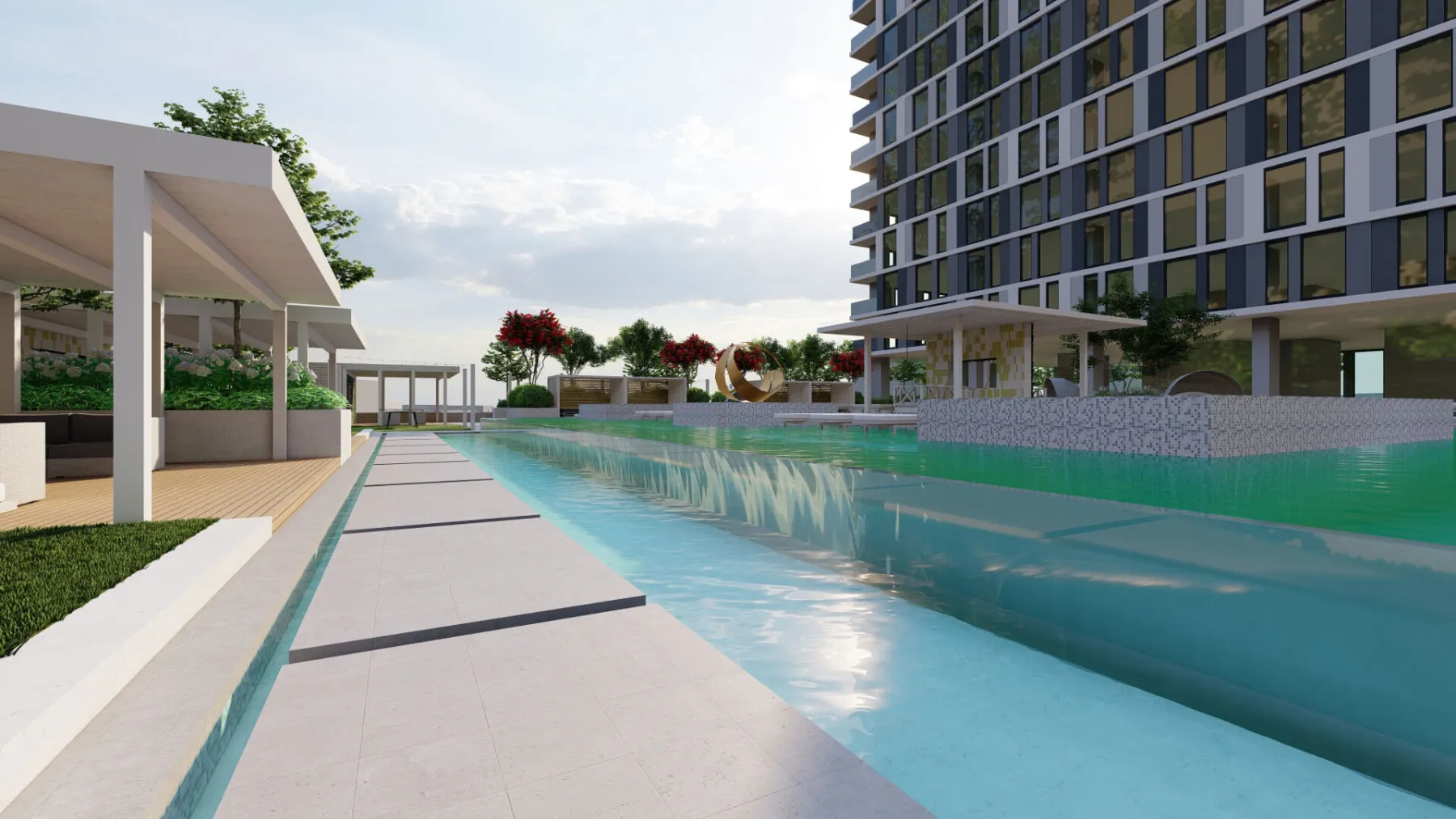 Urban High-Rise, infinity edge (concept rendering)