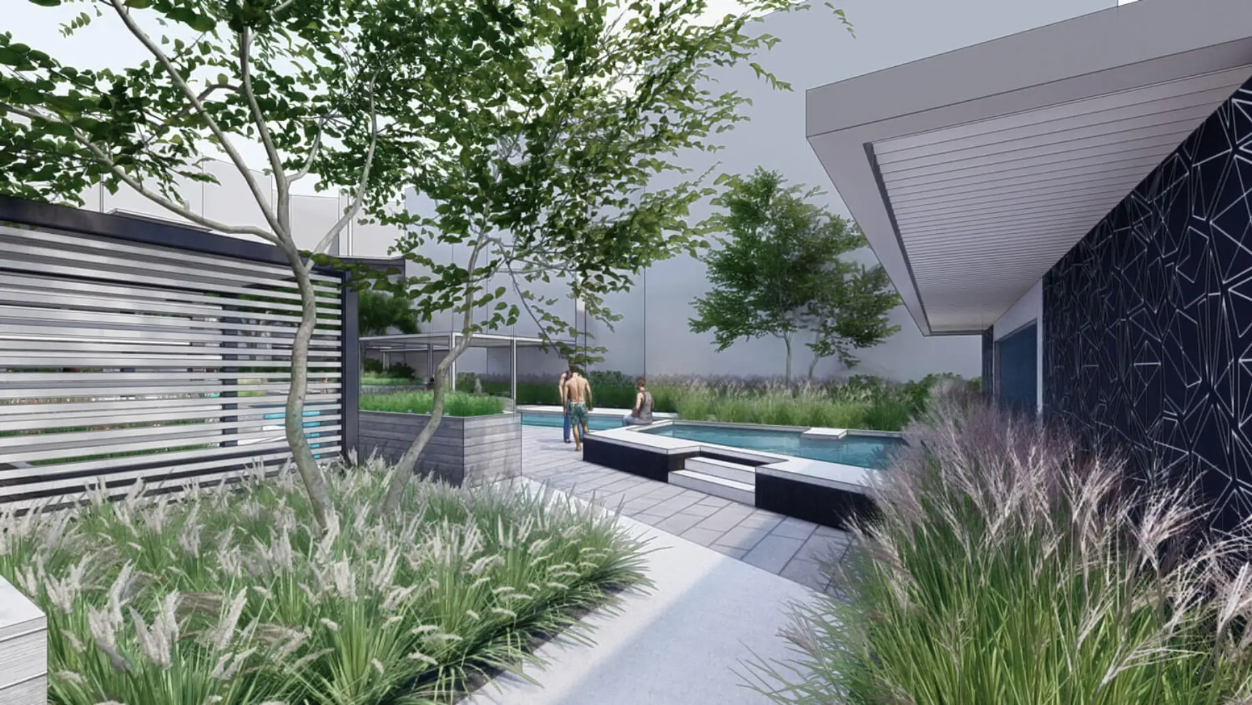 Van Winkle Crossing, pool amenity (concept rendering)