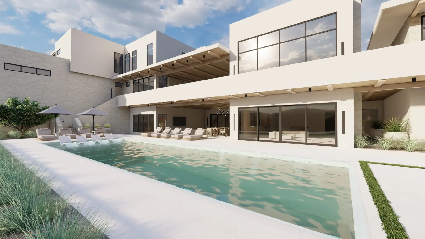 Vialetto, pool (concept rendering)