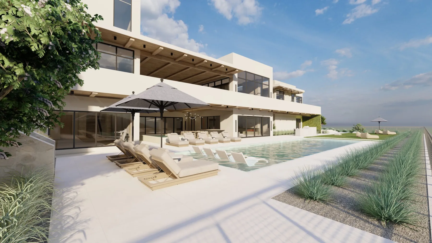 Vialetto, pool (concept rendering)