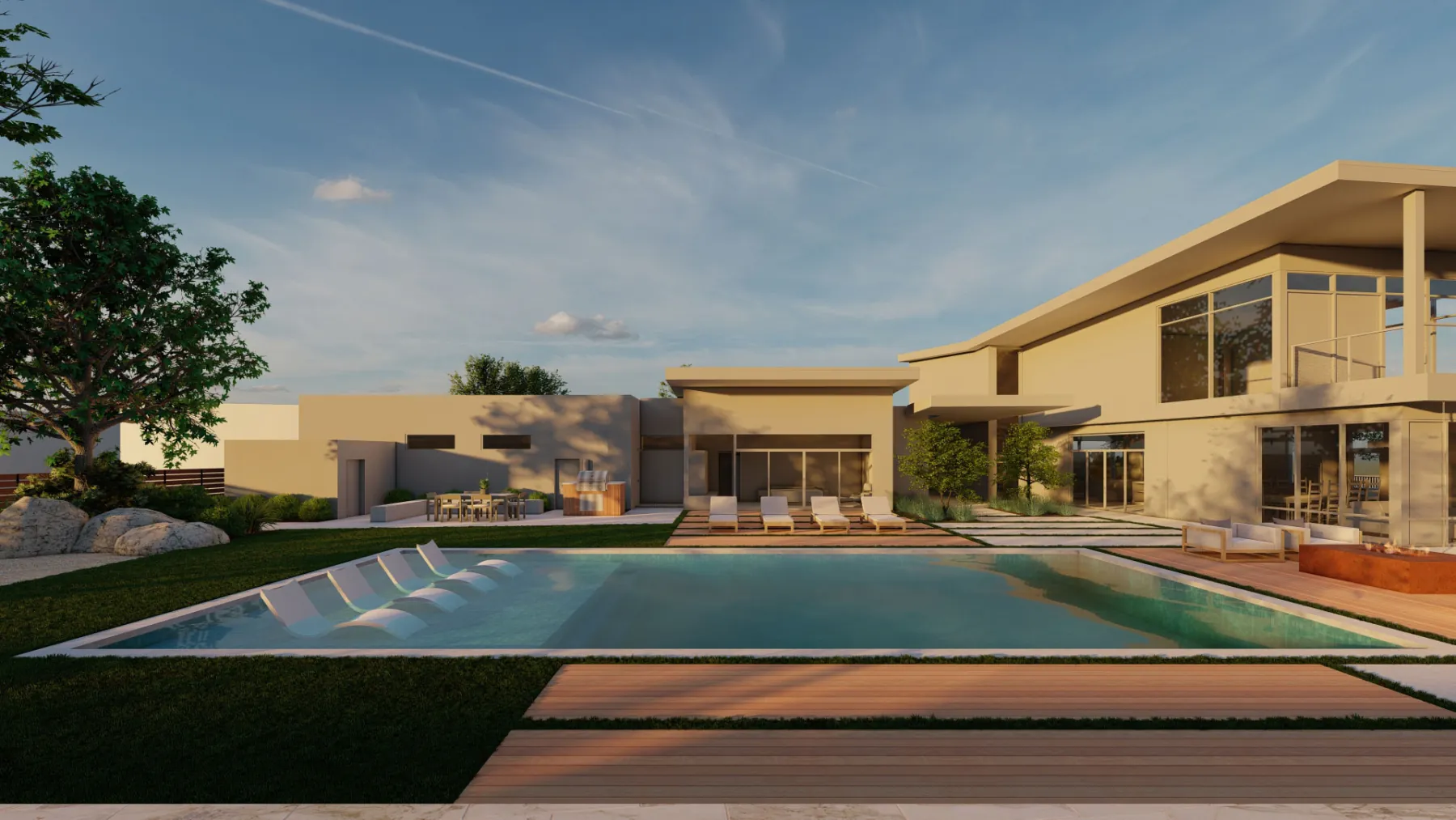 Virginia Hills, pool (concept rendering)