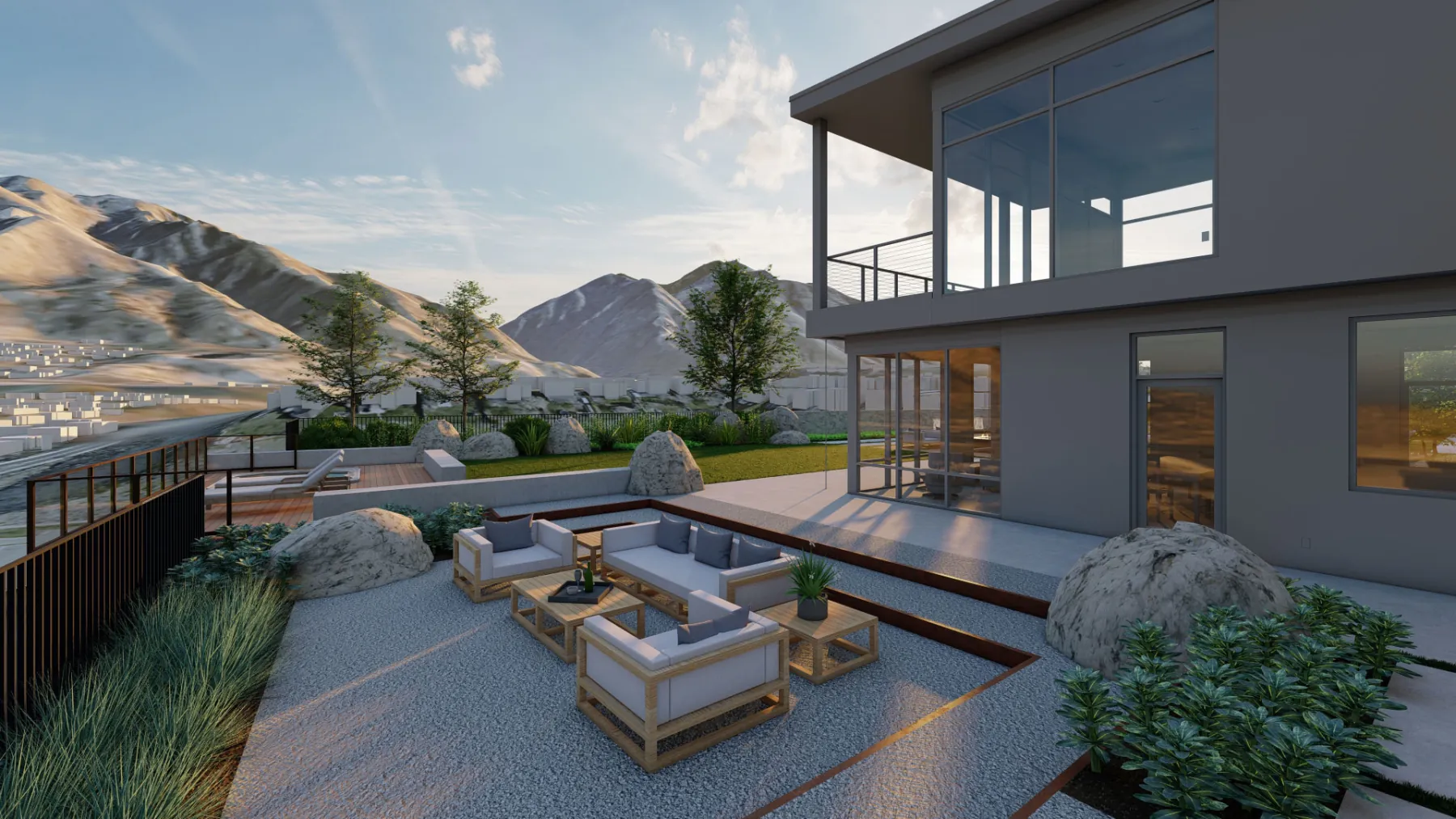 Virginia Hills, sofa seating (concept rendering)