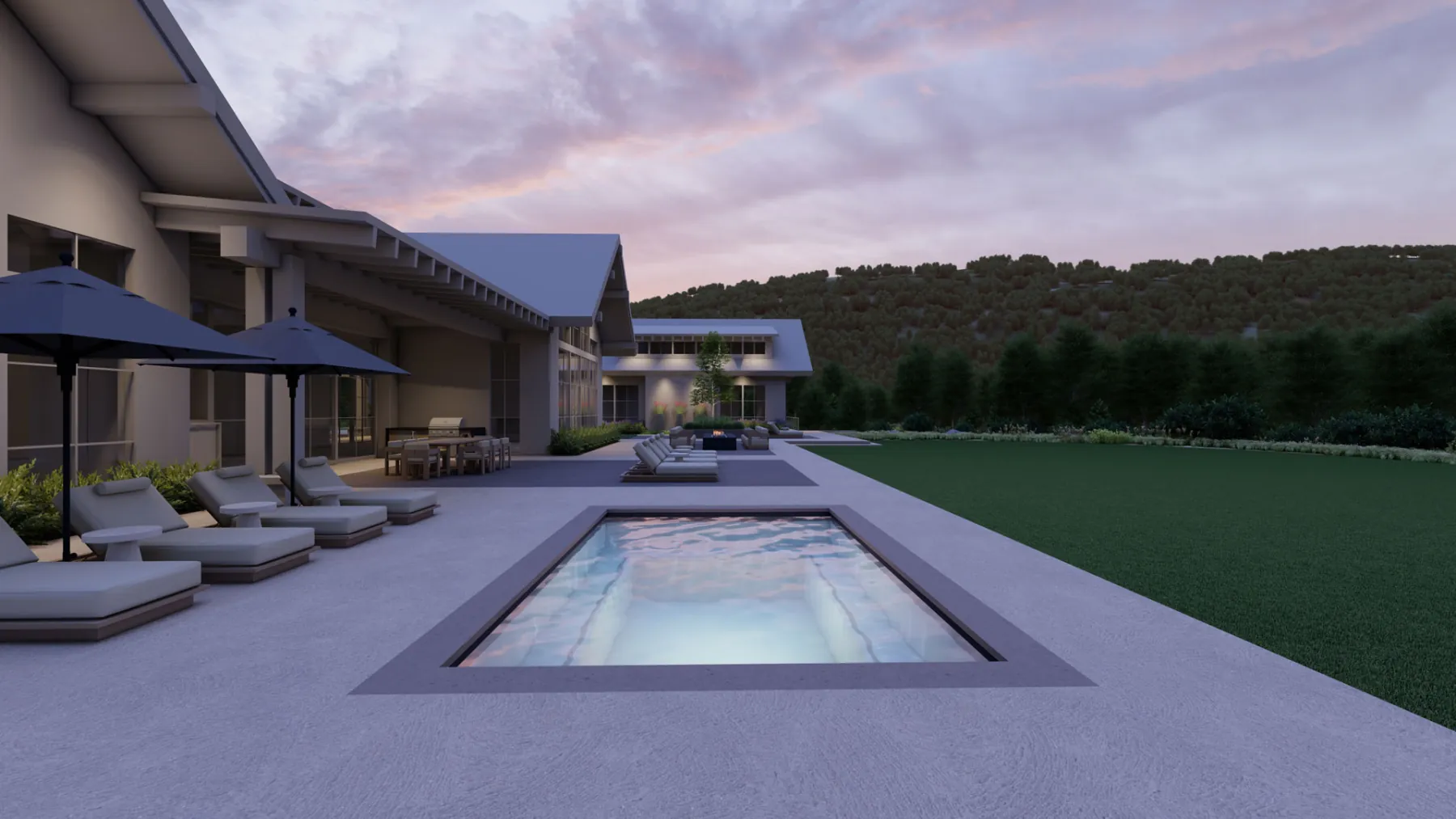 White Pine Canyon, spa (concept rendering)