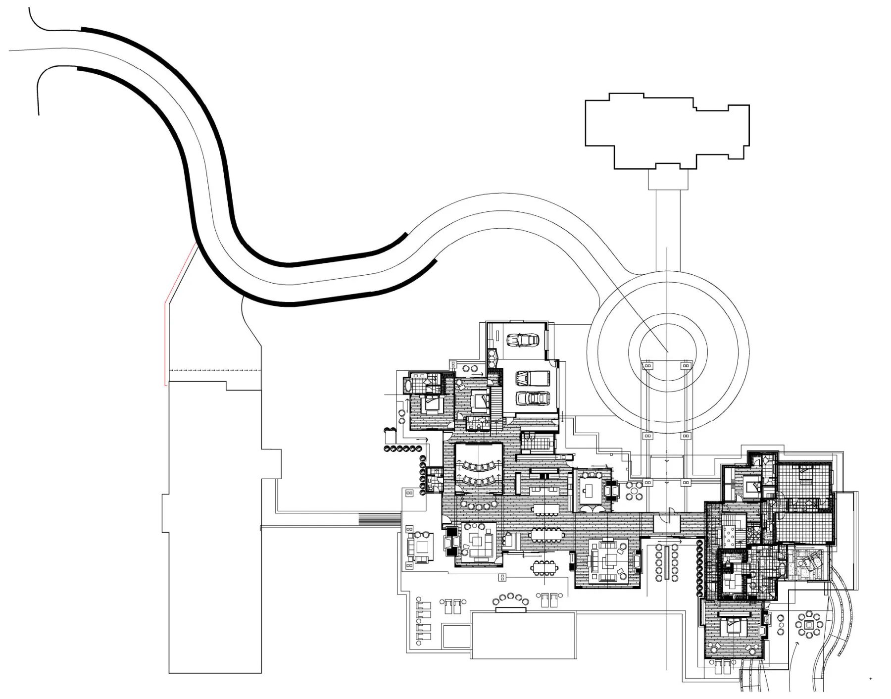 White Pine Canyon, driveway study (concept sketch)