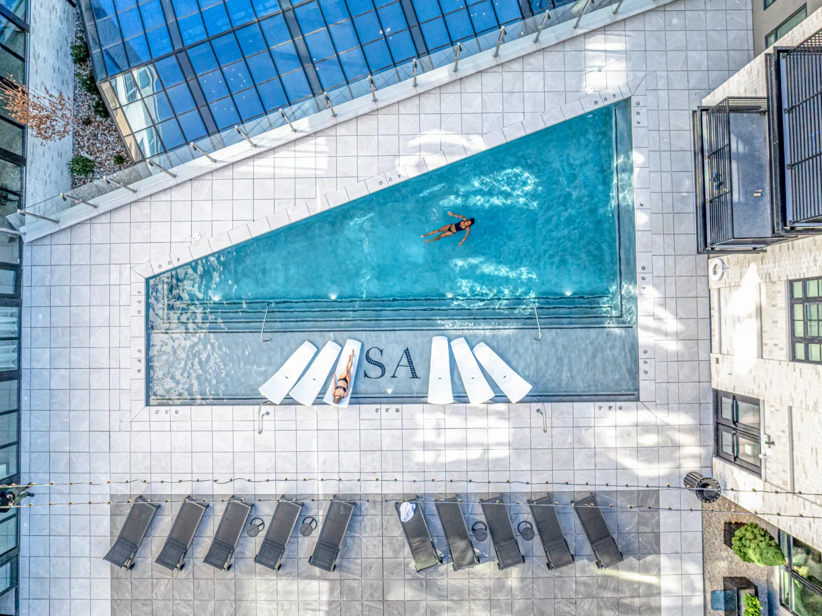 The pool deck + rooftop, every angle, photo 3 of 5